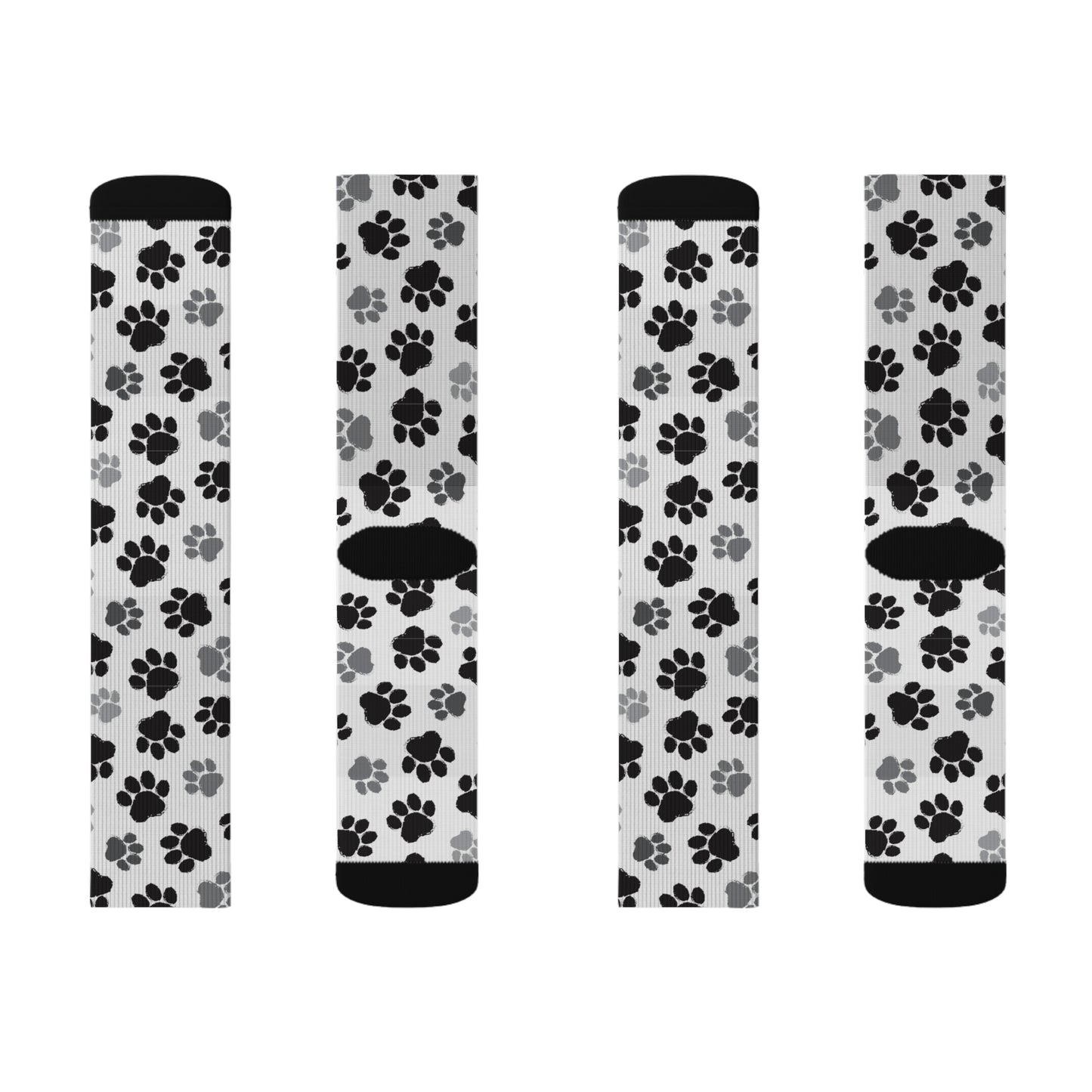 Dog Paw Print Socks – Comfy, Stylish & Fun for Pet Lovers (3 Sizes)