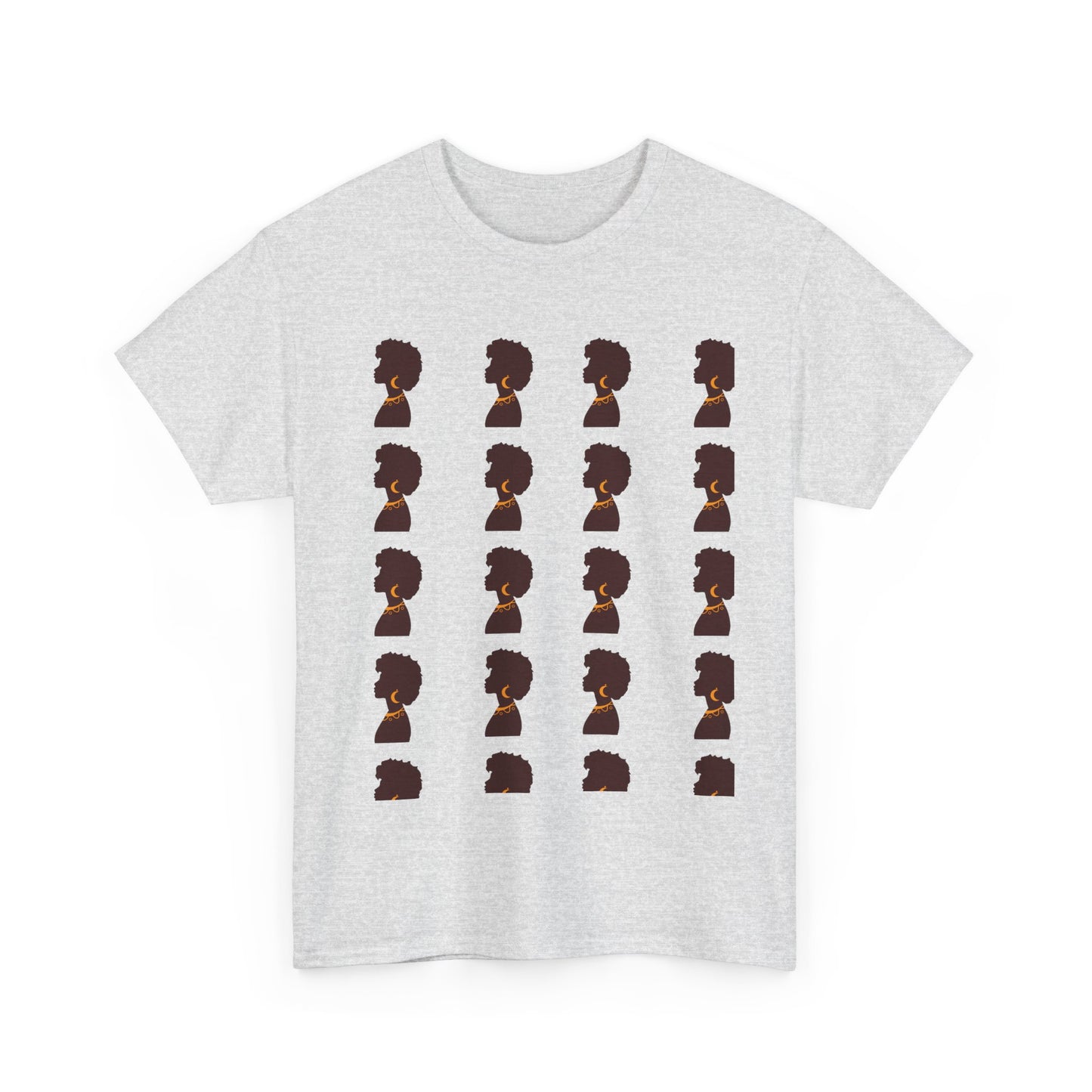 Empowered Silhouette Unisex Heavy Cotton T-Shirt | Celebrate Black Excellence