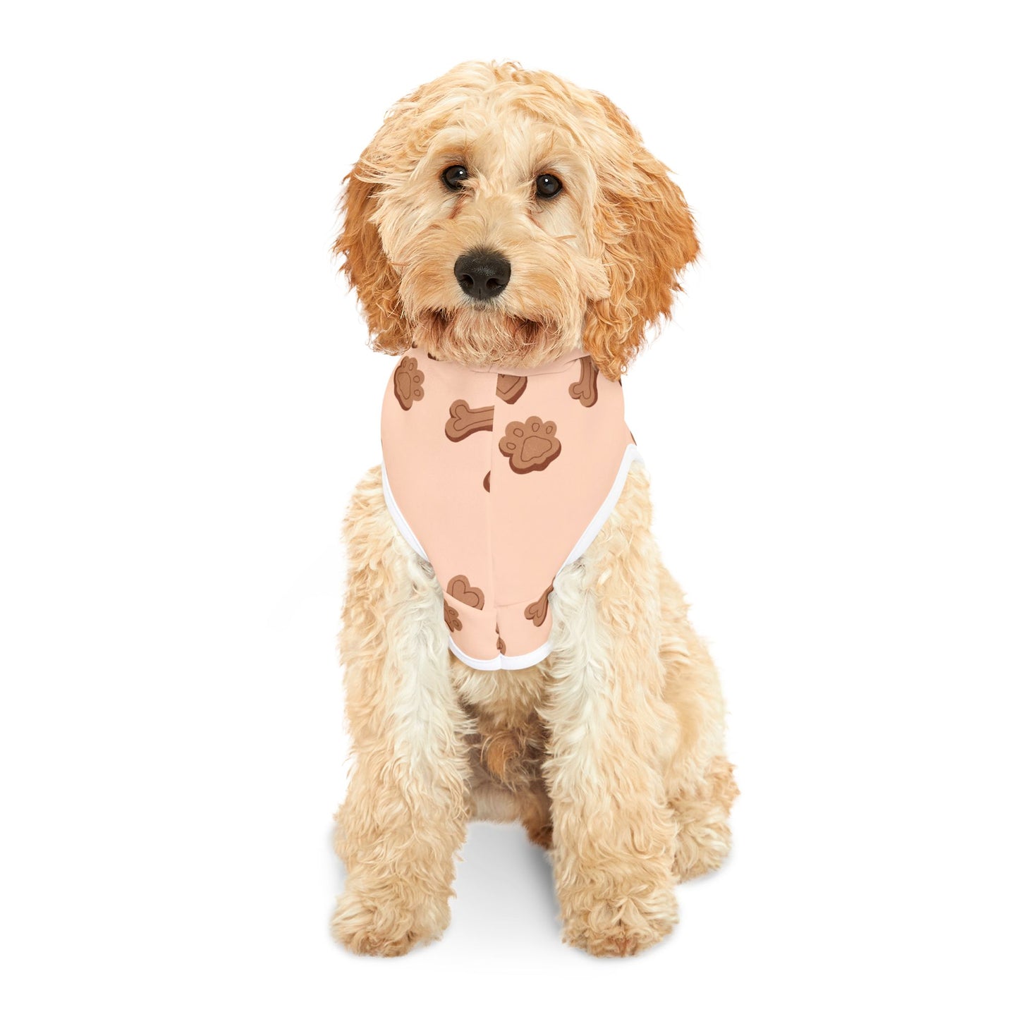 Dog Bone & Paw Print Hoodie – Cozy Custom Pet Sweatshirt for Stylish Pups
