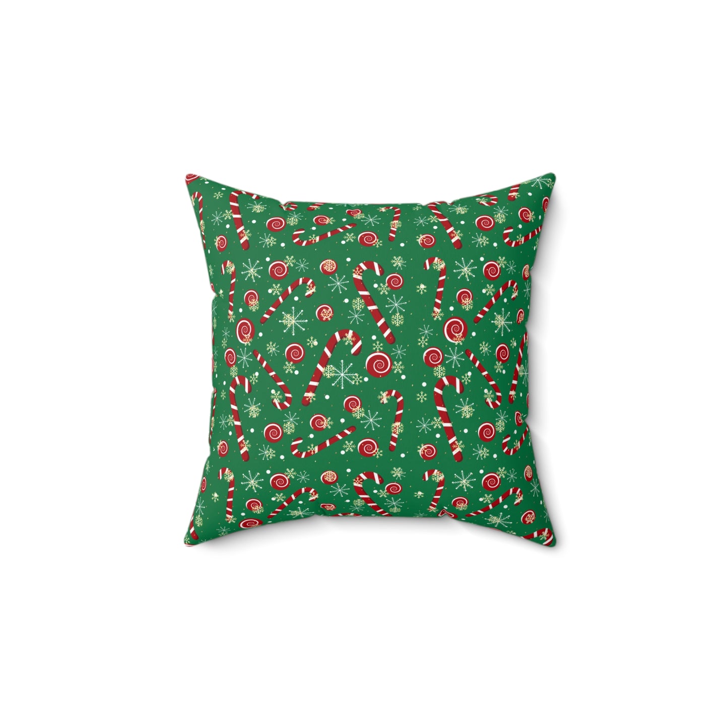 Christmas Candy Cane Throw Pillow | Festive Holiday Home Decor
