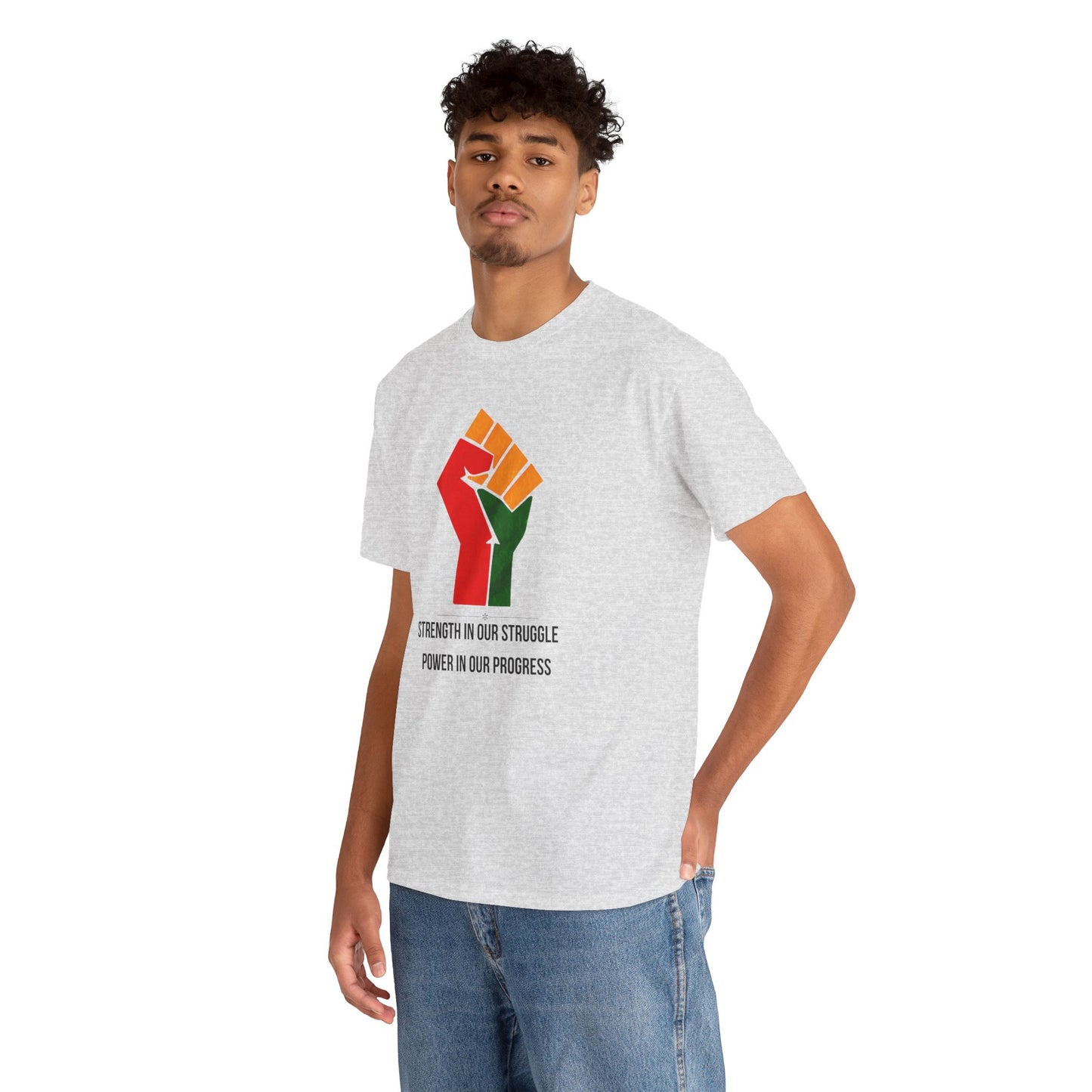 Black History Month T-Shirt Strength in Our Struggle Power in Our Progress | African American Pride Shirt Pan-African Black Excellence