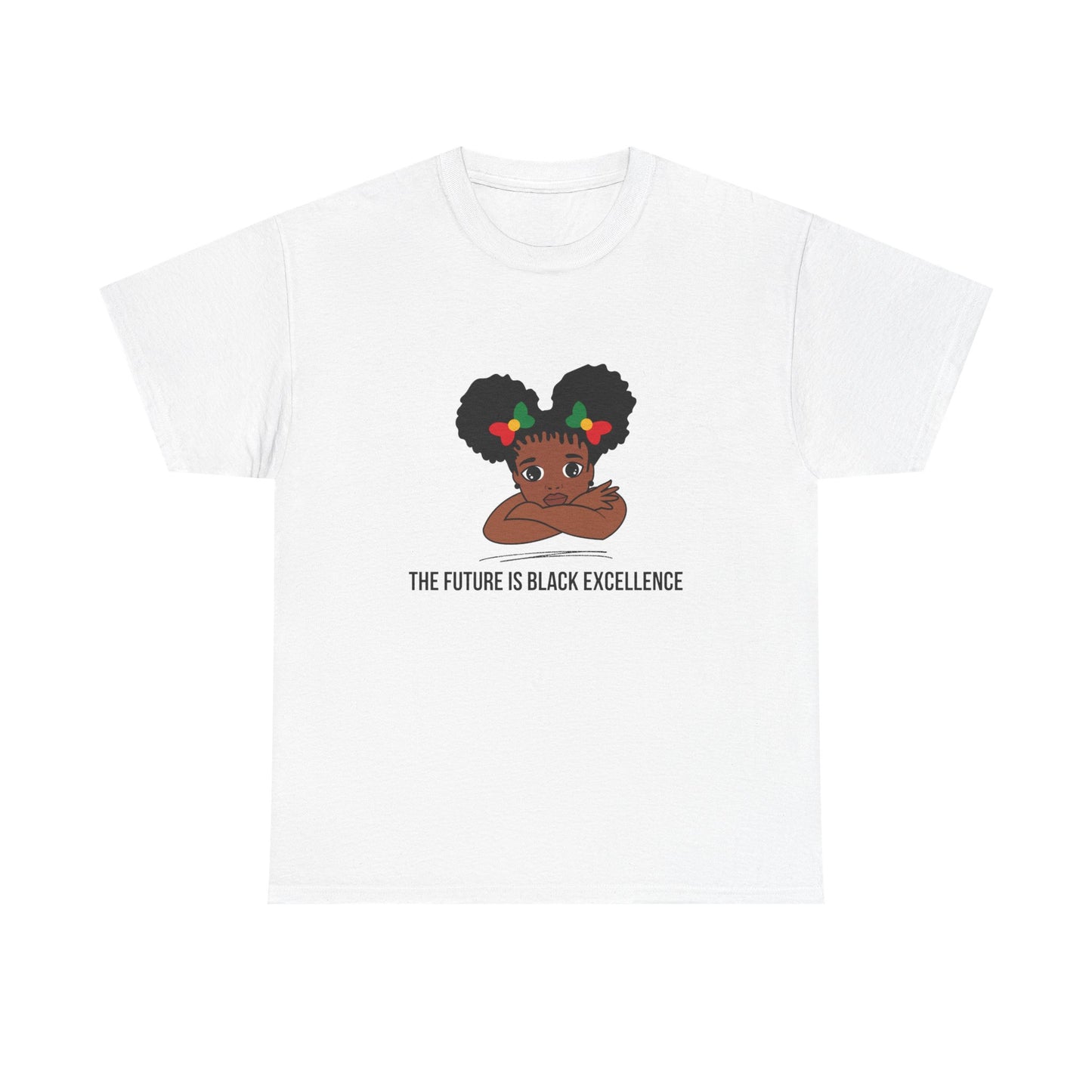 The Future Is Black Excellence T-Shirt Unisex Heavy Cotton Tee | Empowerment Apparel | Black History Month Shirt | Inspirational Black Pride