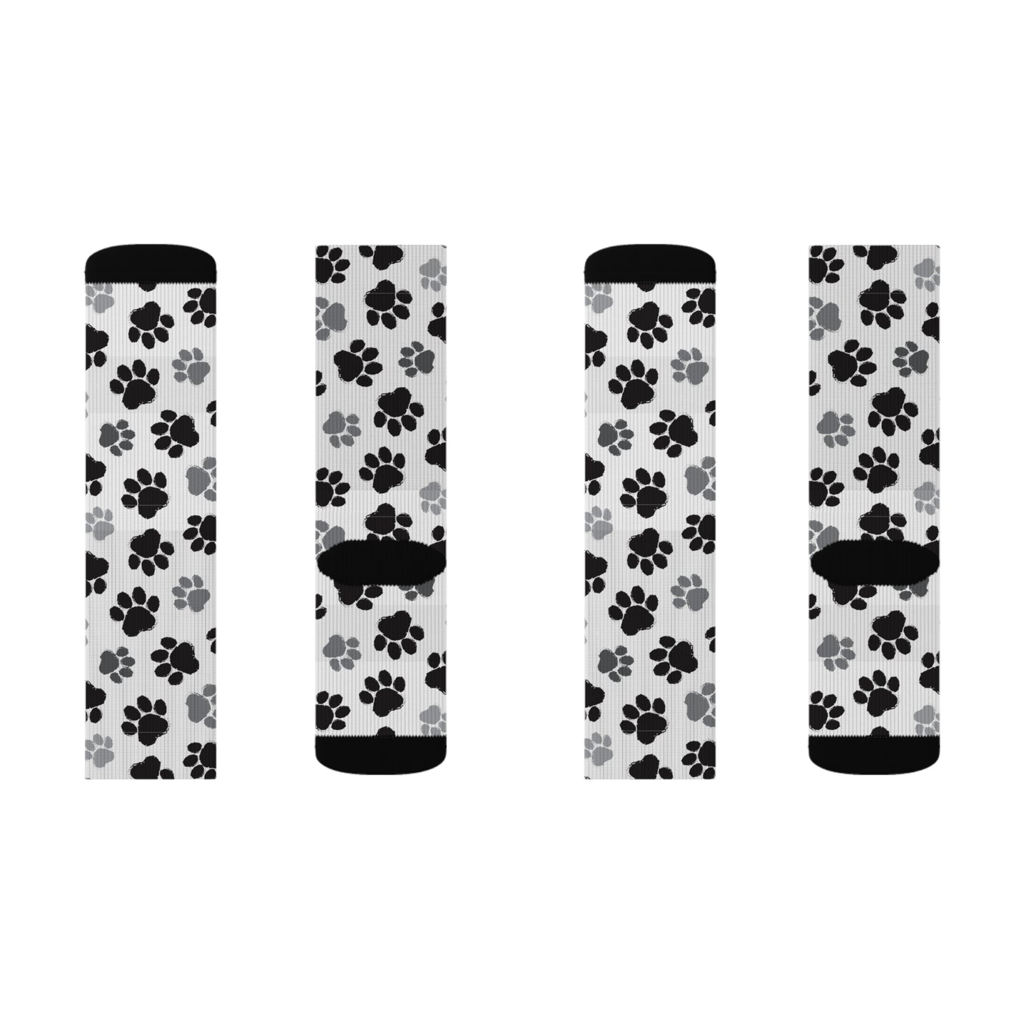 Dog Paw Print Socks – Comfy, Stylish & Fun for Pet Lovers (3 Sizes)