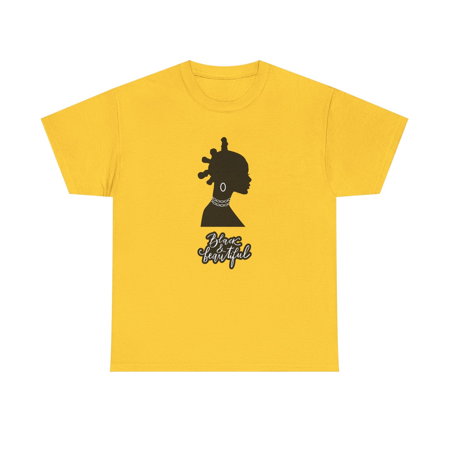 Black Beautiful Silhouette TShirt | Afrocentric Tee | Black History Month Shirt | Black-Owned Business Support | Melanin Magic Tee