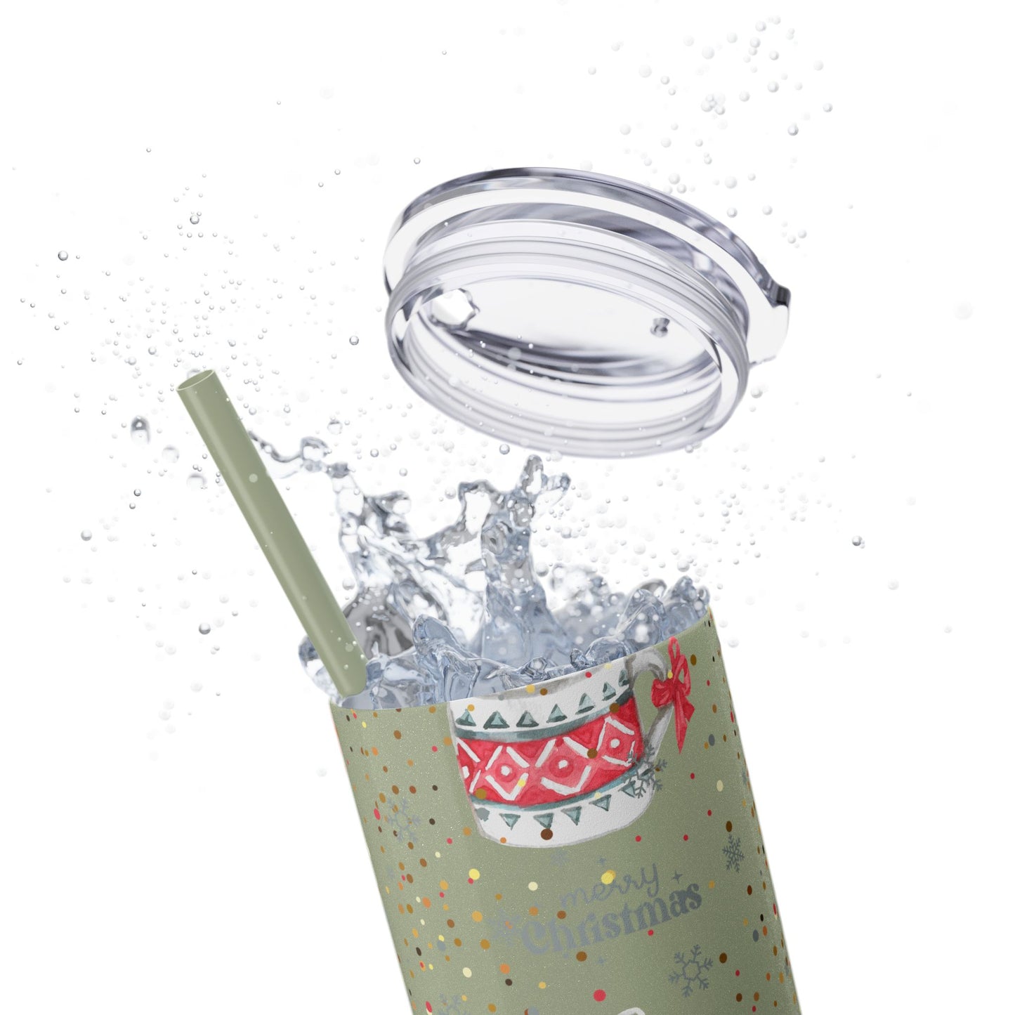 Christmas Skinny Tumblers 20oz | Insulated Holiday Drinkware