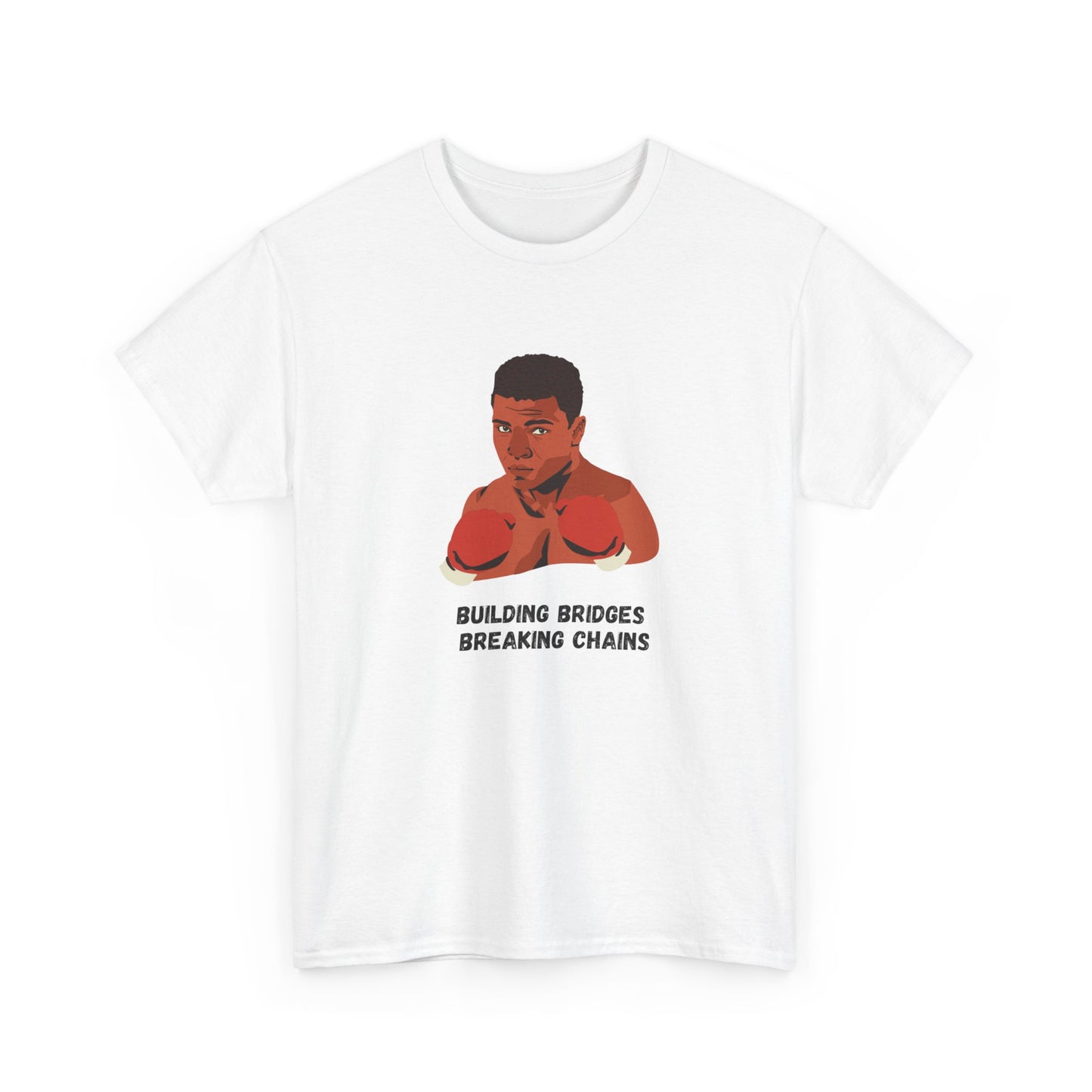Building Bridges Breaking Chains | Black History Month Shirt | Muhammad Ali Tee | Black Empowerment Shirt | Boxing T-Shirt | Activist Gift