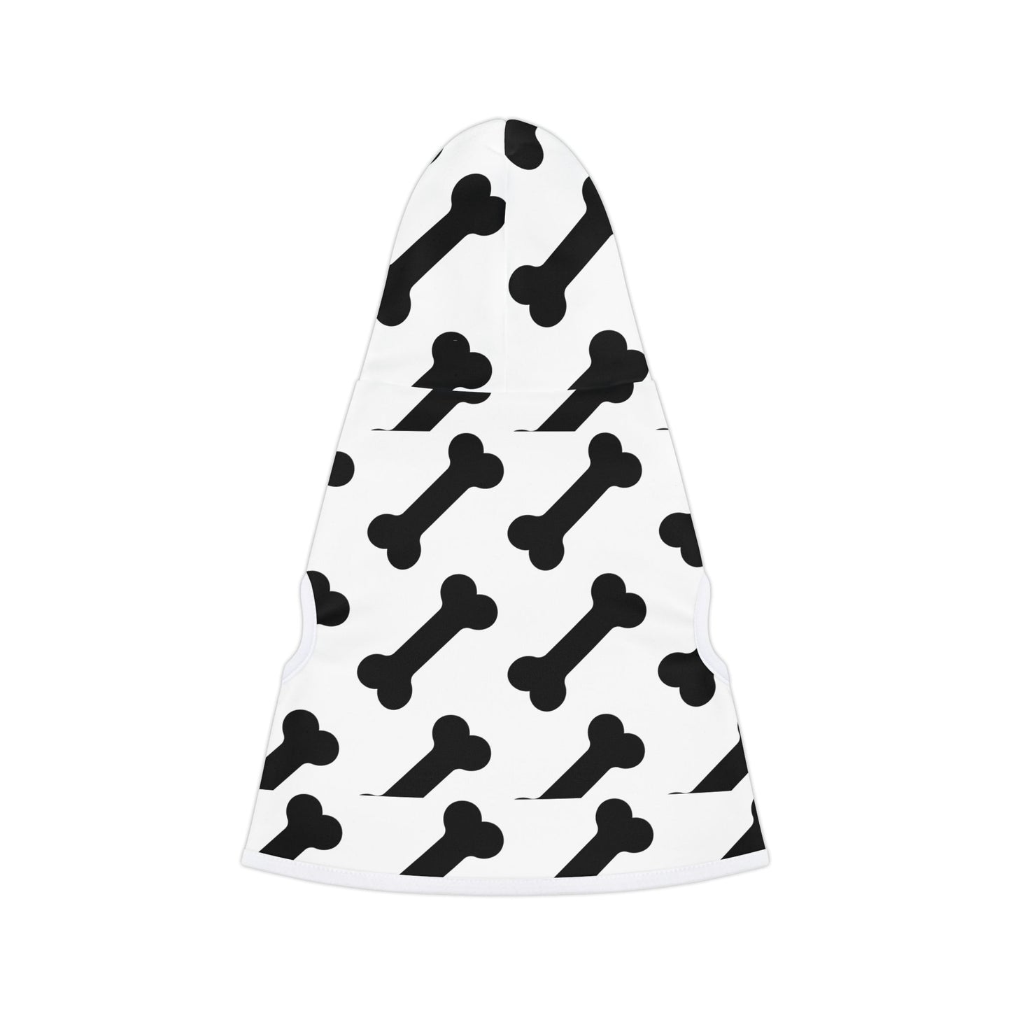 Dog Hoodie – Cute Bone Print Pet Hoodie for Small & Medium Dogs | Dog Mom Gift | 7 Sizes