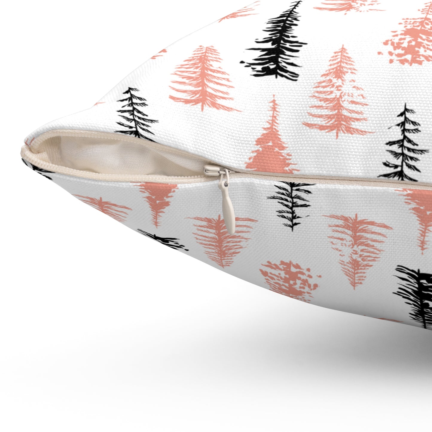 Minimalist Christmas Tree Throw Pillow - Modern Holiday Home Decor - Cozy Winter Accent Cushion