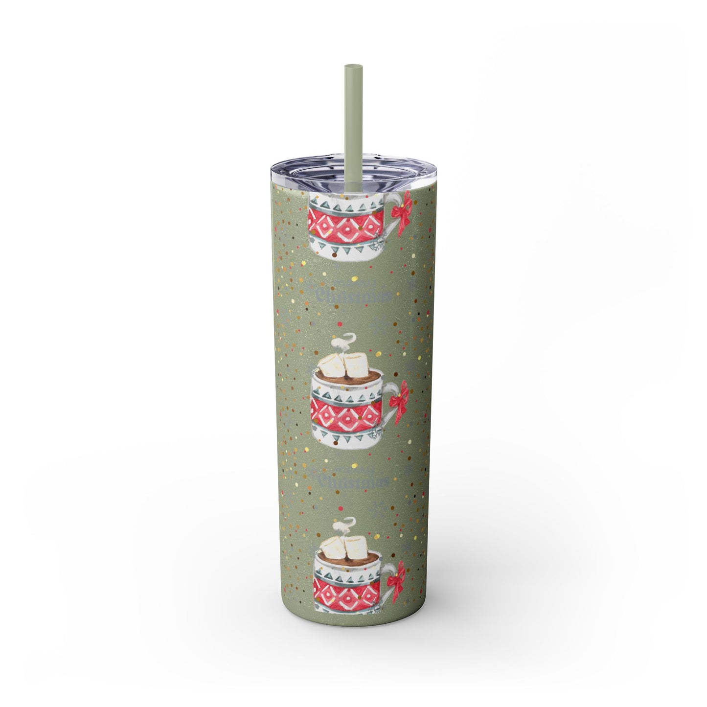 Christmas Skinny Tumblers 20oz | Insulated Holiday Drinkware