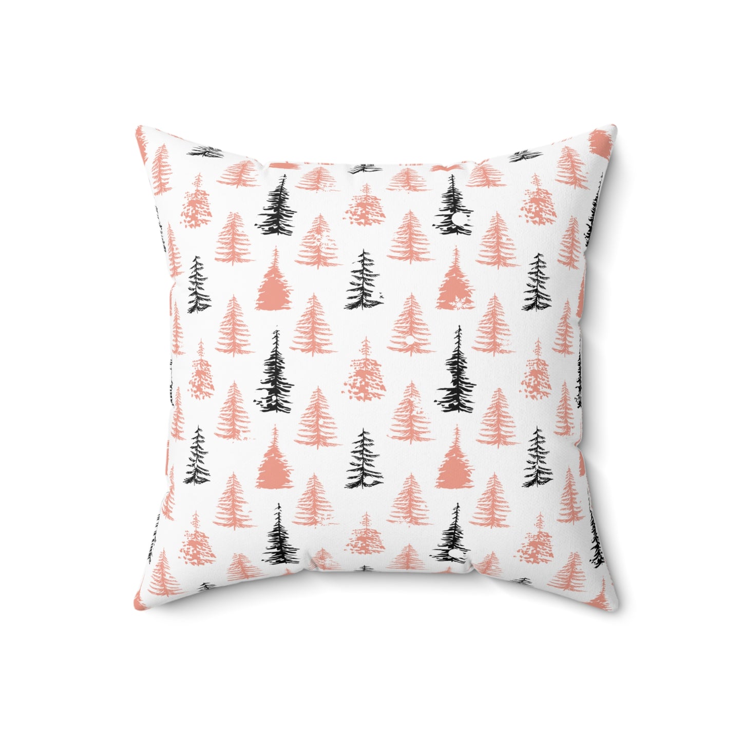 Minimalist Christmas Tree Throw Pillow - Modern Holiday Home Decor - Cozy Winter Accent Cushion