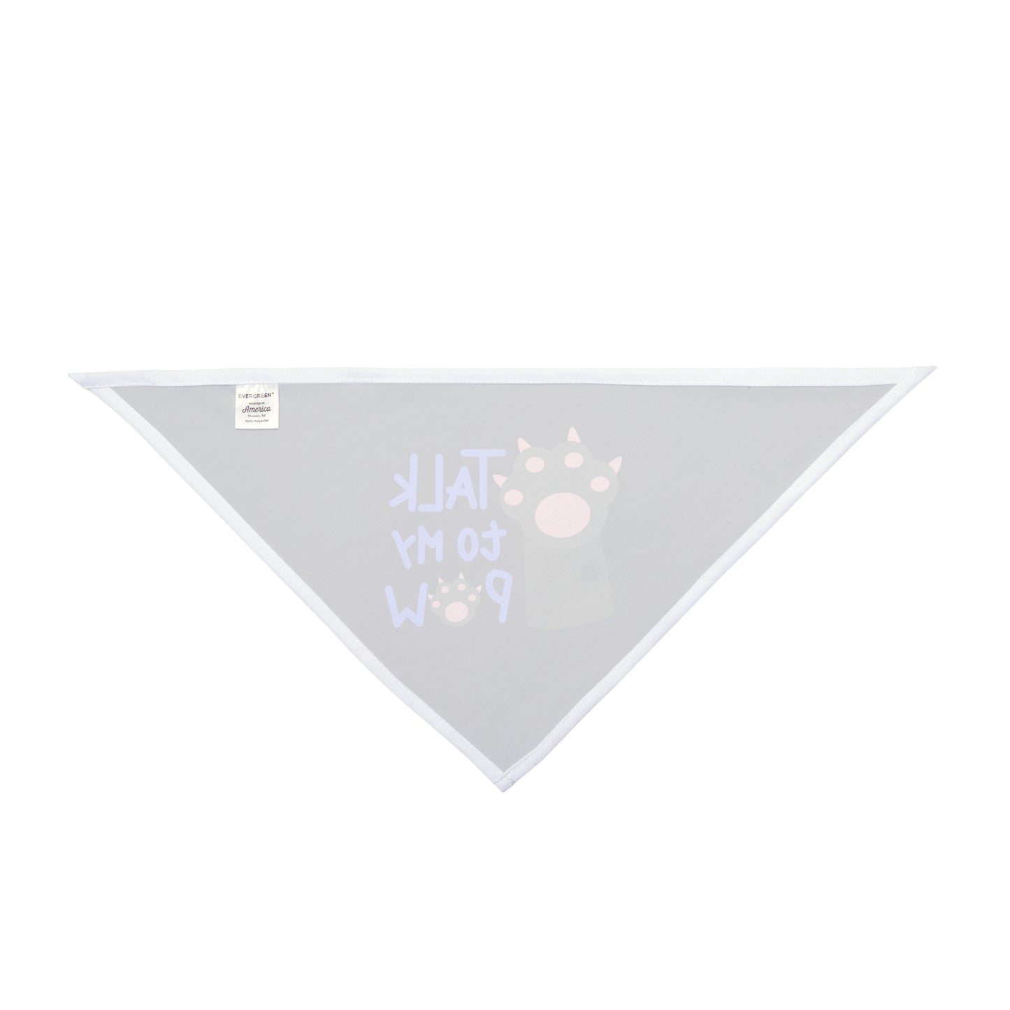 “Talk to My Paw” Dog Bandana – Funny Pet Scarf for Stylish Pups | National Dog Day Edition