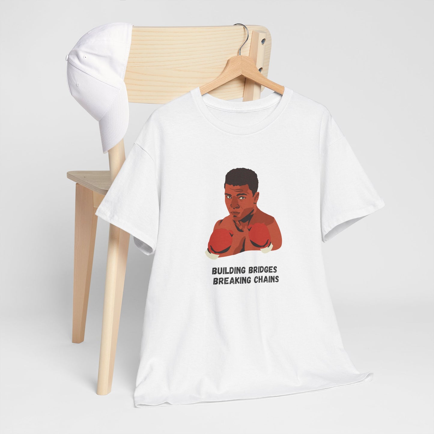 Building Bridges Breaking Chains | Black History Month Shirt | Muhammad Ali Tee | Black Empowerment Shirt | Boxing T-Shirt | Activist Gift