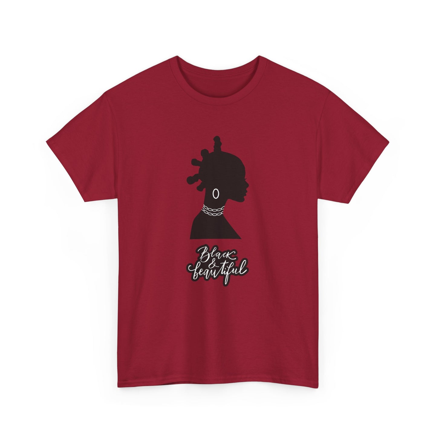 Black Beautiful Silhouette TShirt | Afrocentric Tee | Black History Month Shirt | Black-Owned Business Support | Melanin Magic Tee