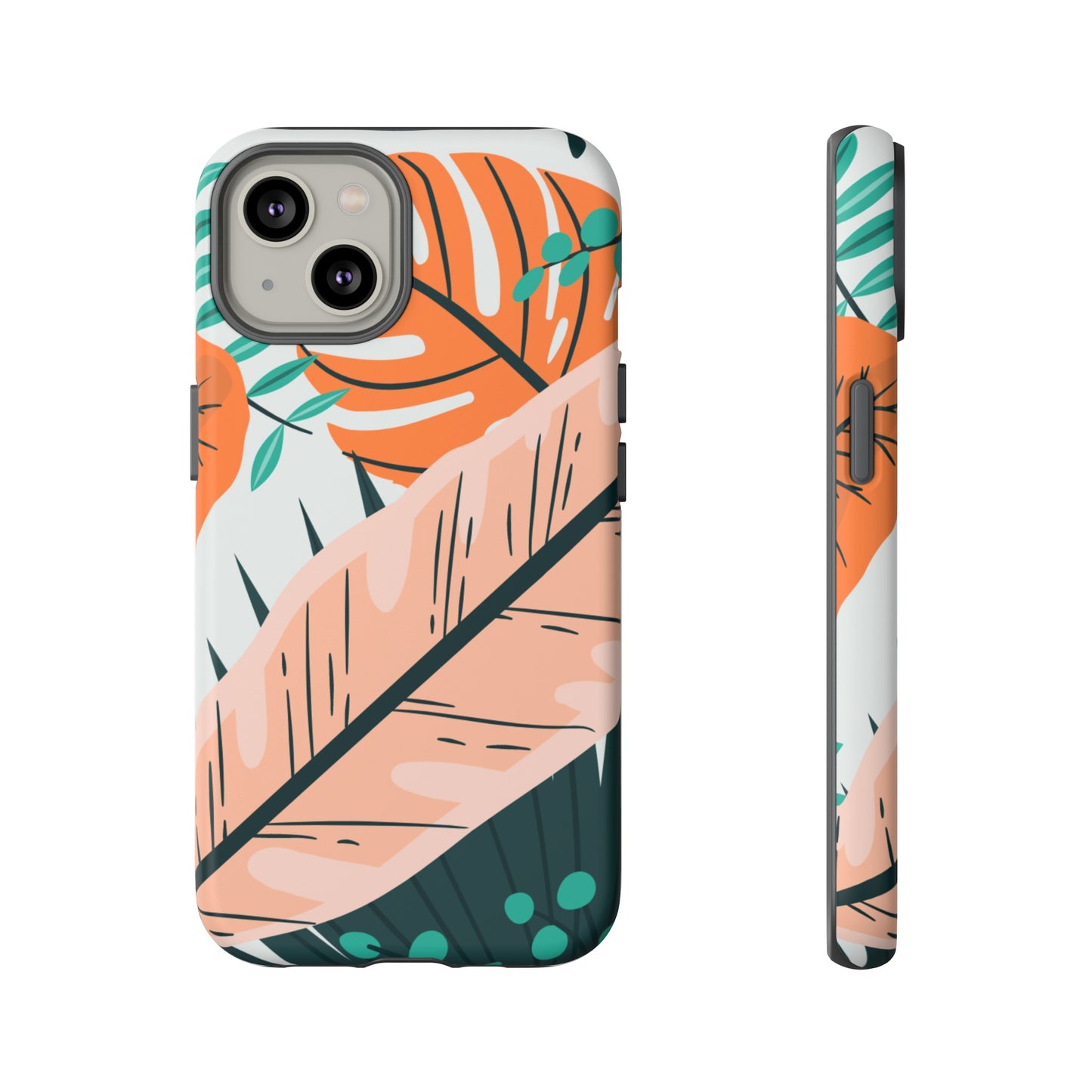 "Vibrant Tropical-Themed Phone Case β Perfect for Summer Adventures! (Fits iPhone 12 to iPhone 15)