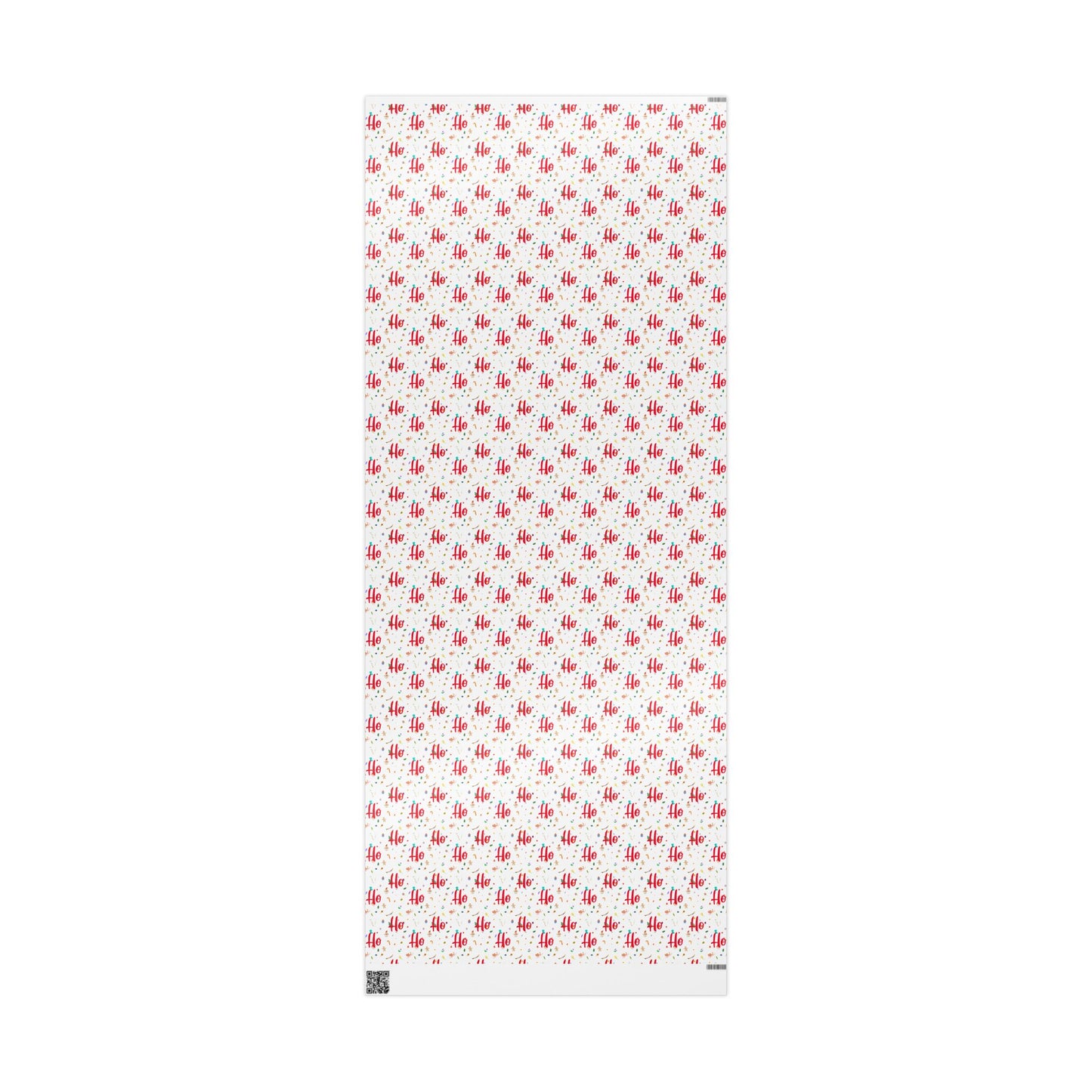 Ho Ho Ho Christmas Wrapping Paper : Festive Gift Wrap with Cute Holiday Icons, Perfect for Christmas Gifts & DIY Crafting