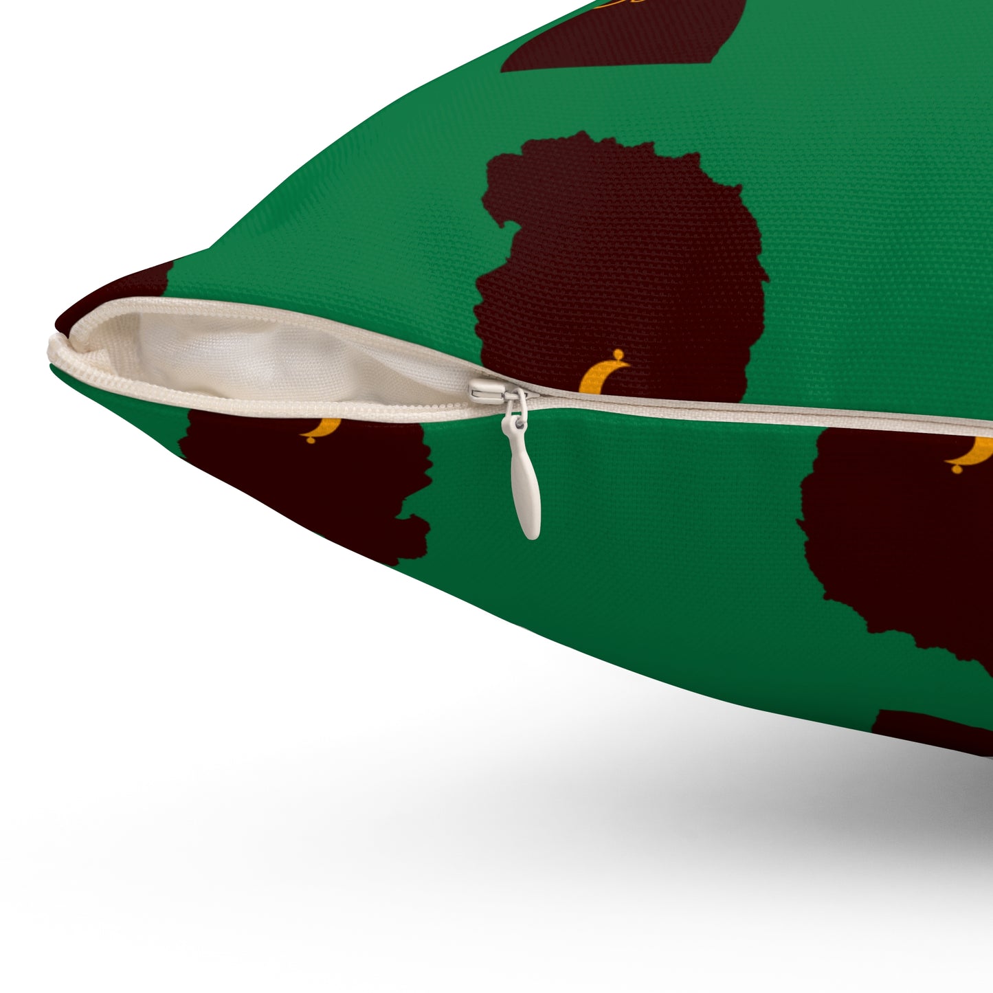 Black Excellence Throw Pillow Afrocentric Home Decor and Gift- Green