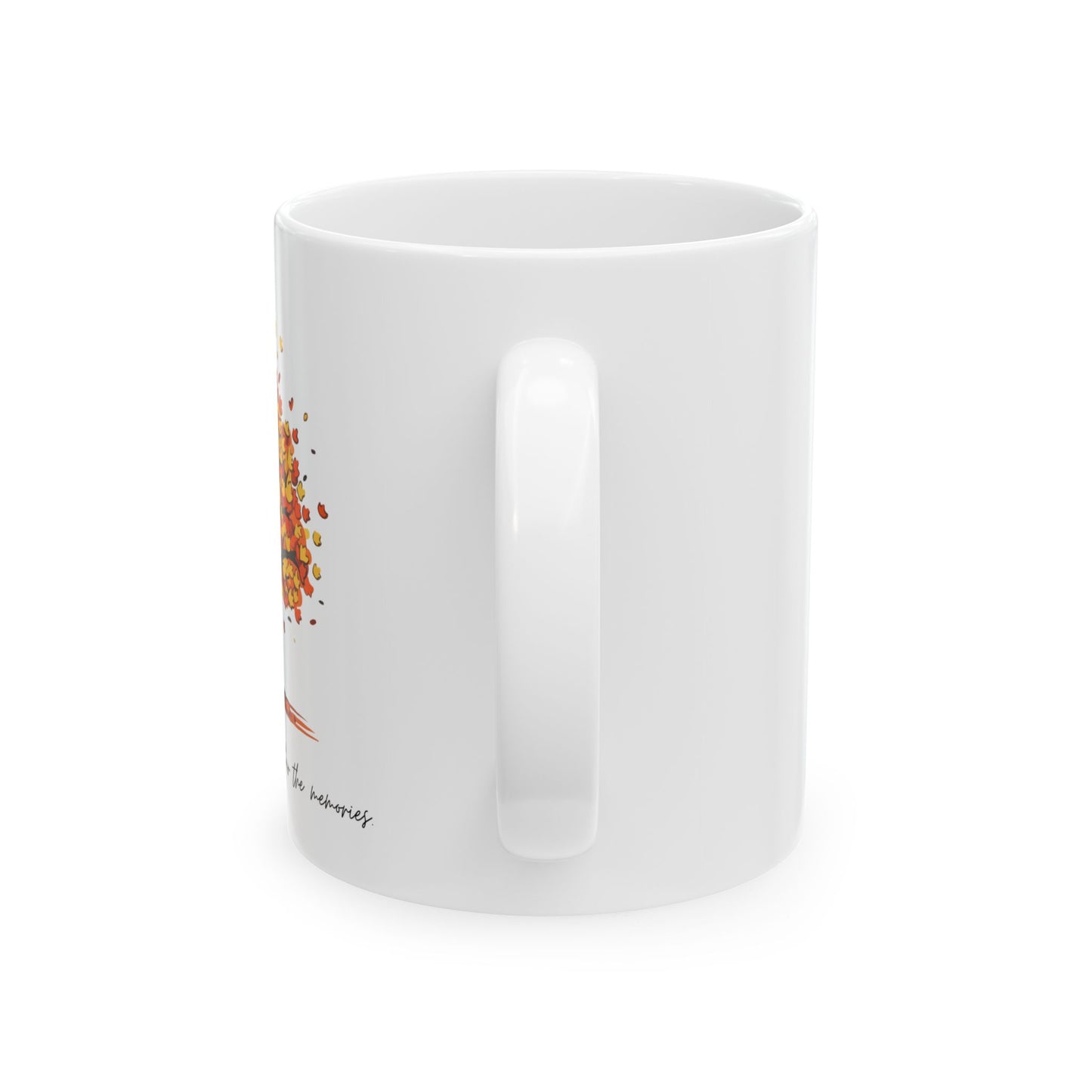 Harvest the Moments: Fall-Inspired Coffee Mug with Quote – Perfect for Thanksgiving & Autumn Memories