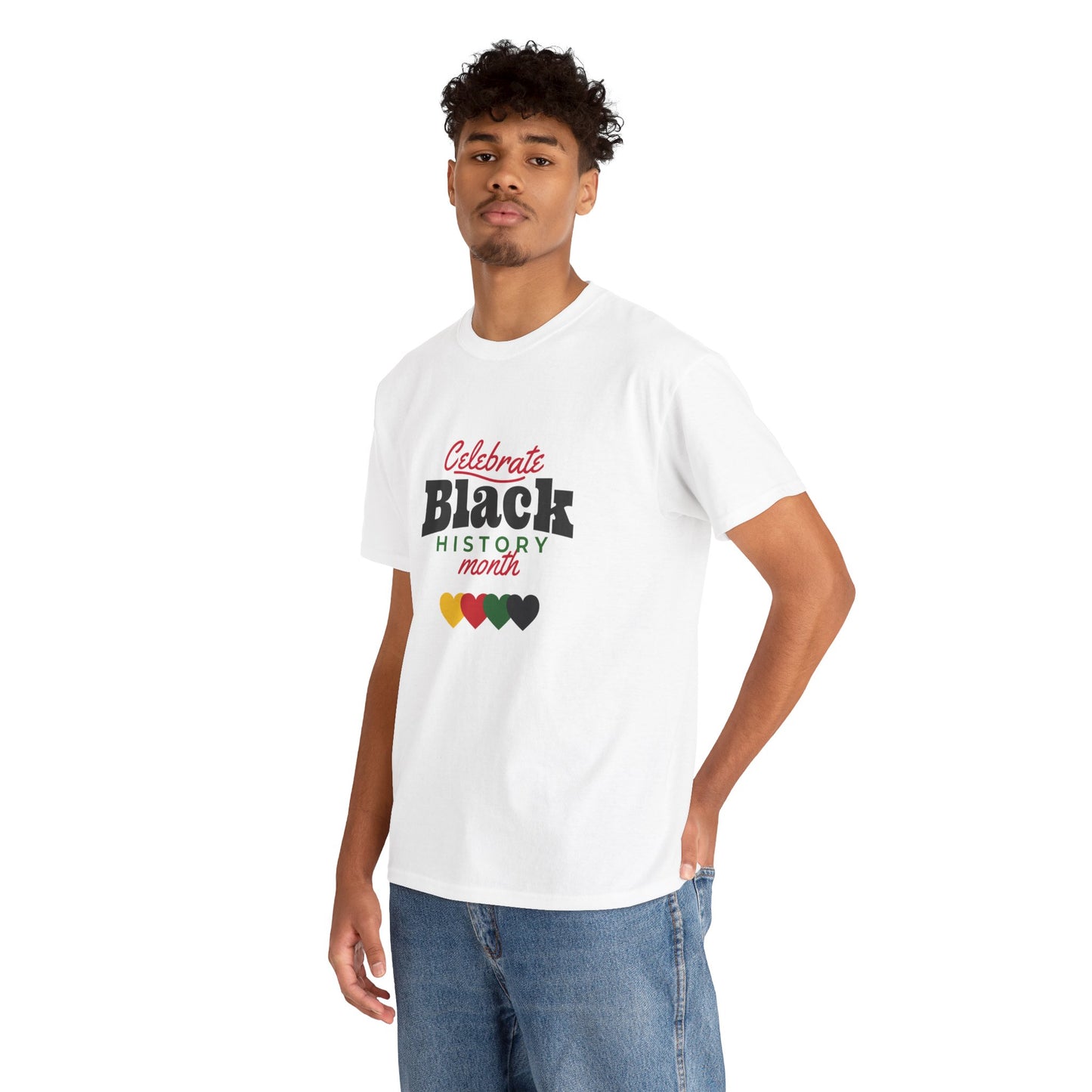 Celebrate Black History Month T-Shirt - African American Heritage Tee - Black Pride Shirt - Black Culture Clothing - Unisex Cotton Tee