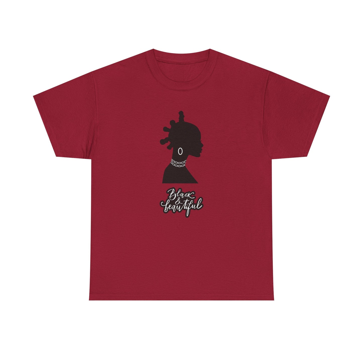 Black Beautiful Silhouette TShirt | Afrocentric Tee | Black History Month Shirt | Black-Owned Business Support | Melanin Magic Tee