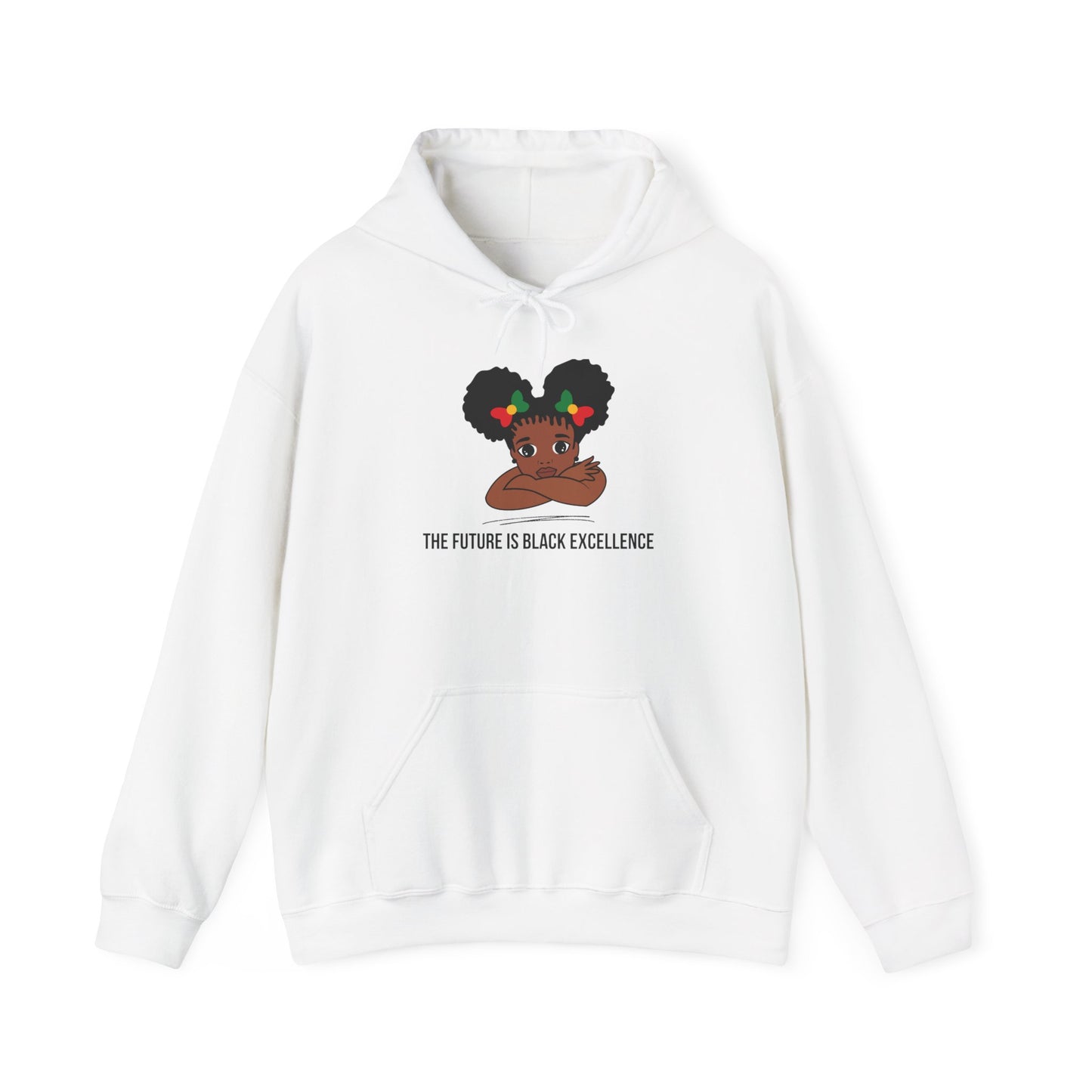 The Future Is Black Excellence Hoodie | Unisex Black History Hoodie | Empowerment Sweatshirt for Men & Women