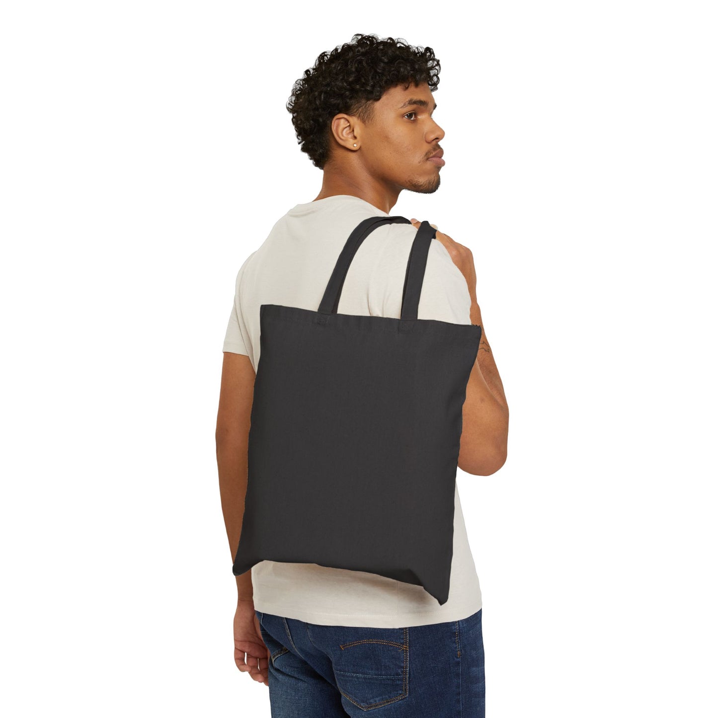 Canvas Tote Bag – Cute Apple & Books Print | Back-to-School Teacher Tote | Eco-Friendly Book Bag for Women & Moms