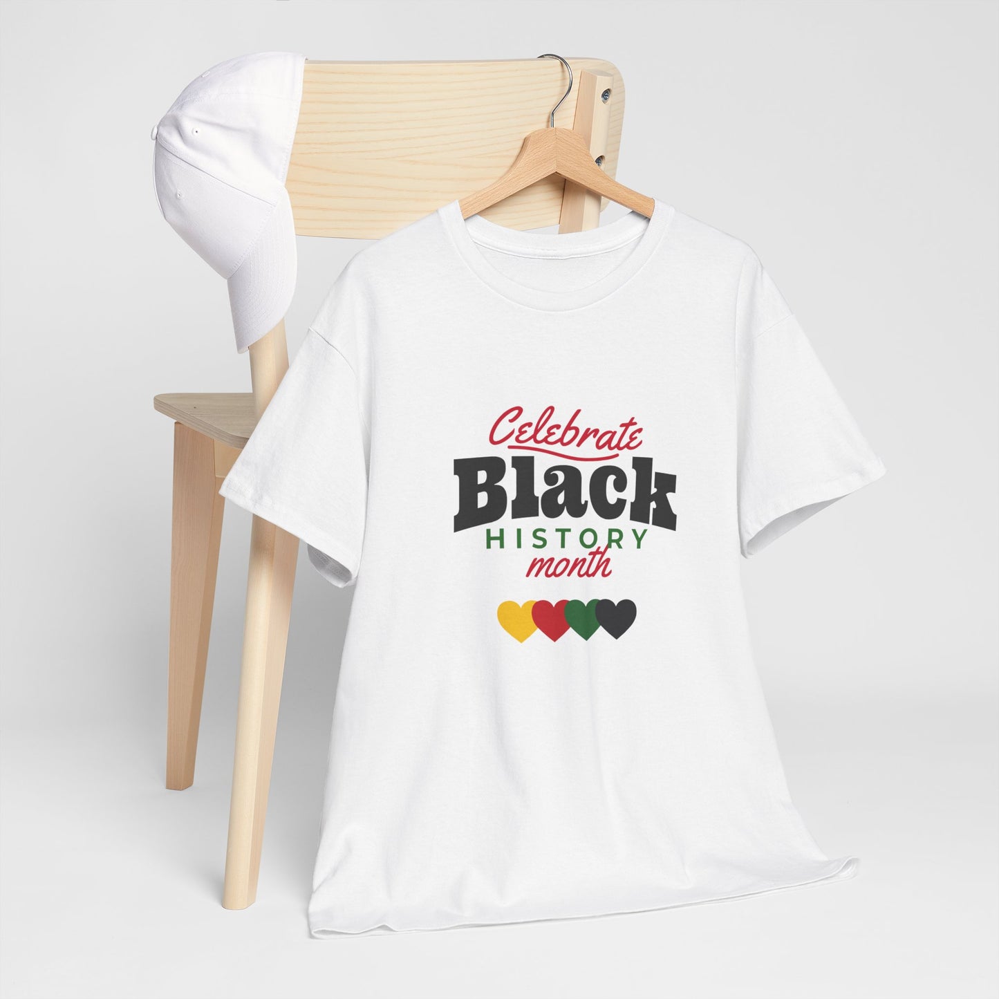 Celebrate Black History Month T-Shirt - African American Heritage Tee - Black Pride Shirt - Black Culture Clothing - Unisex Cotton Tee