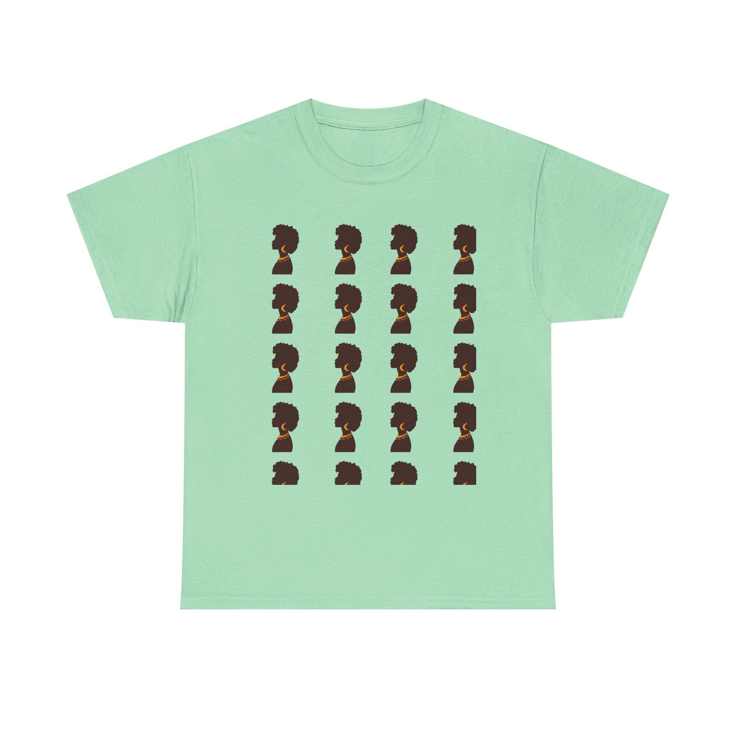 Empowered Silhouette Unisex Heavy Cotton T-Shirt | Celebrate Black Excellence