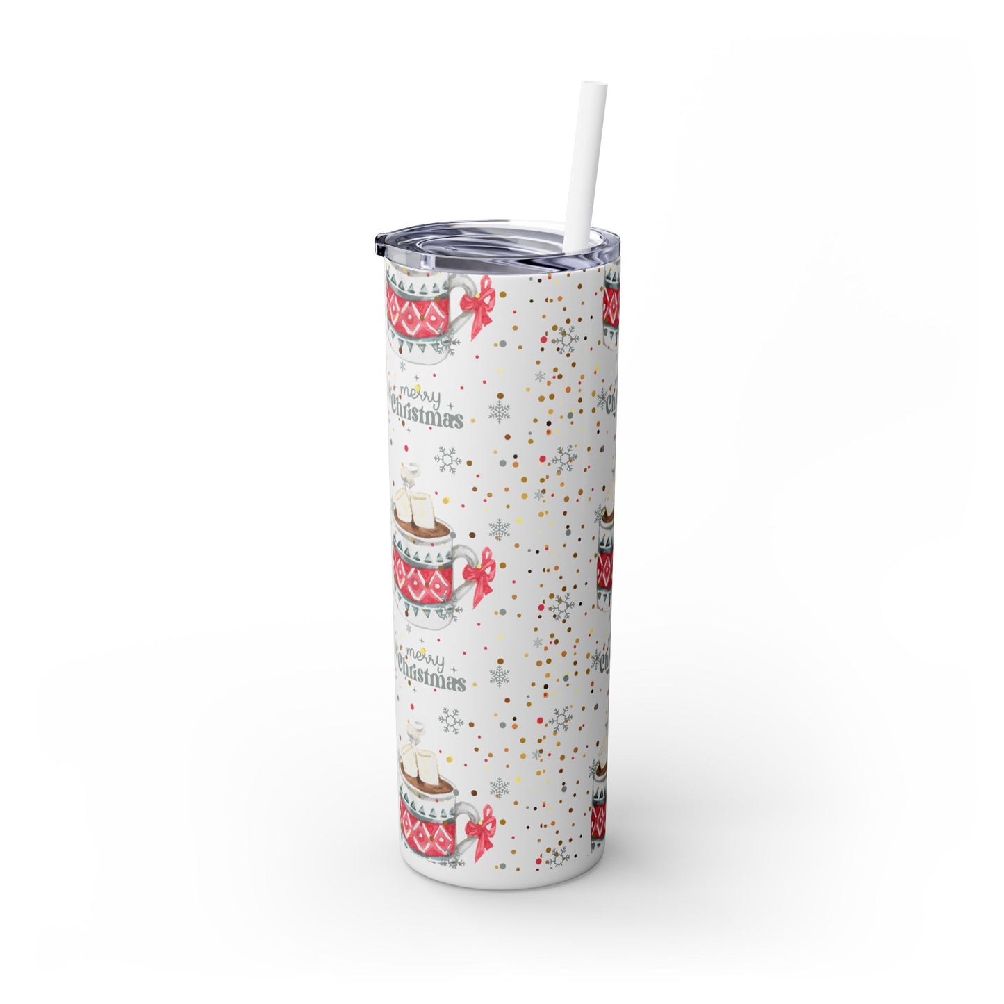 Christmas Skinny Tumblers 20oz | Insulated Holiday Drinkware