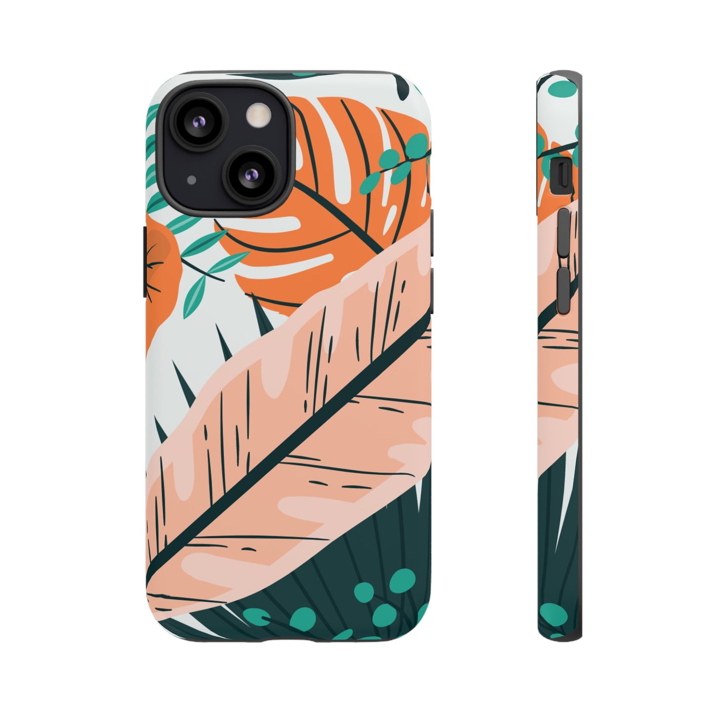 "Vibrant Tropical-Themed Phone Case β Perfect for Summer Adventures! (Fits iPhone 12 to iPhone 15)