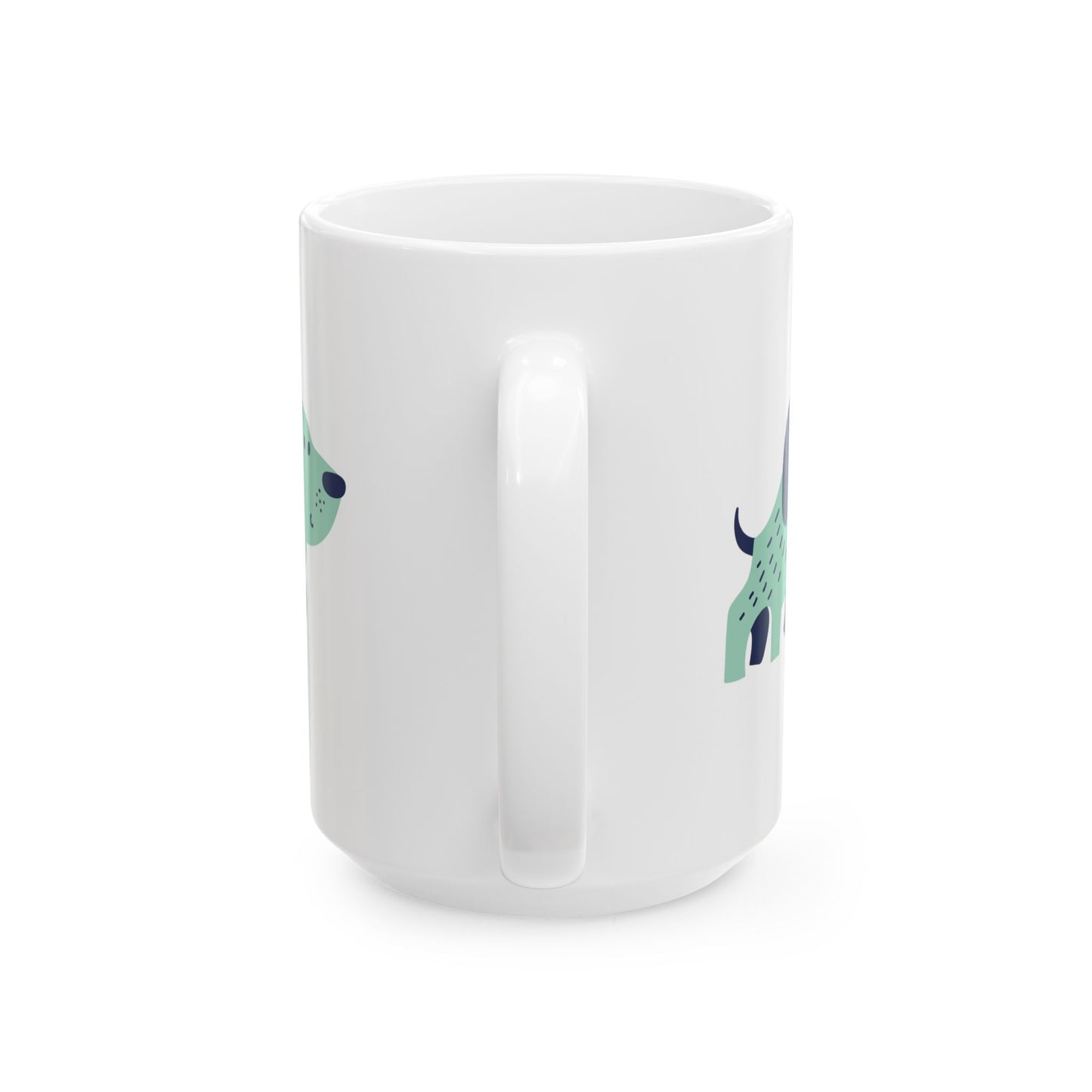 Dog Lover Coffee Mug – Cute Puppy Print Ceramic Cup for Dog Moms | 11oz & 15oz Sizes