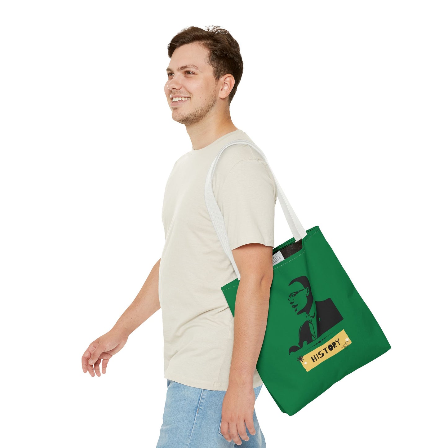 Black History Month Tote Bag Stylish and Durable Carryall - Green