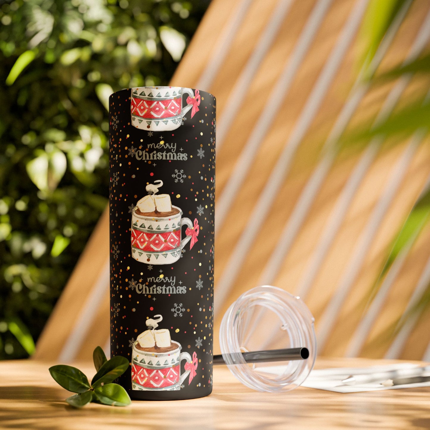 Christmas Skinny Tumblers 20oz | Insulated Holiday Drinkware