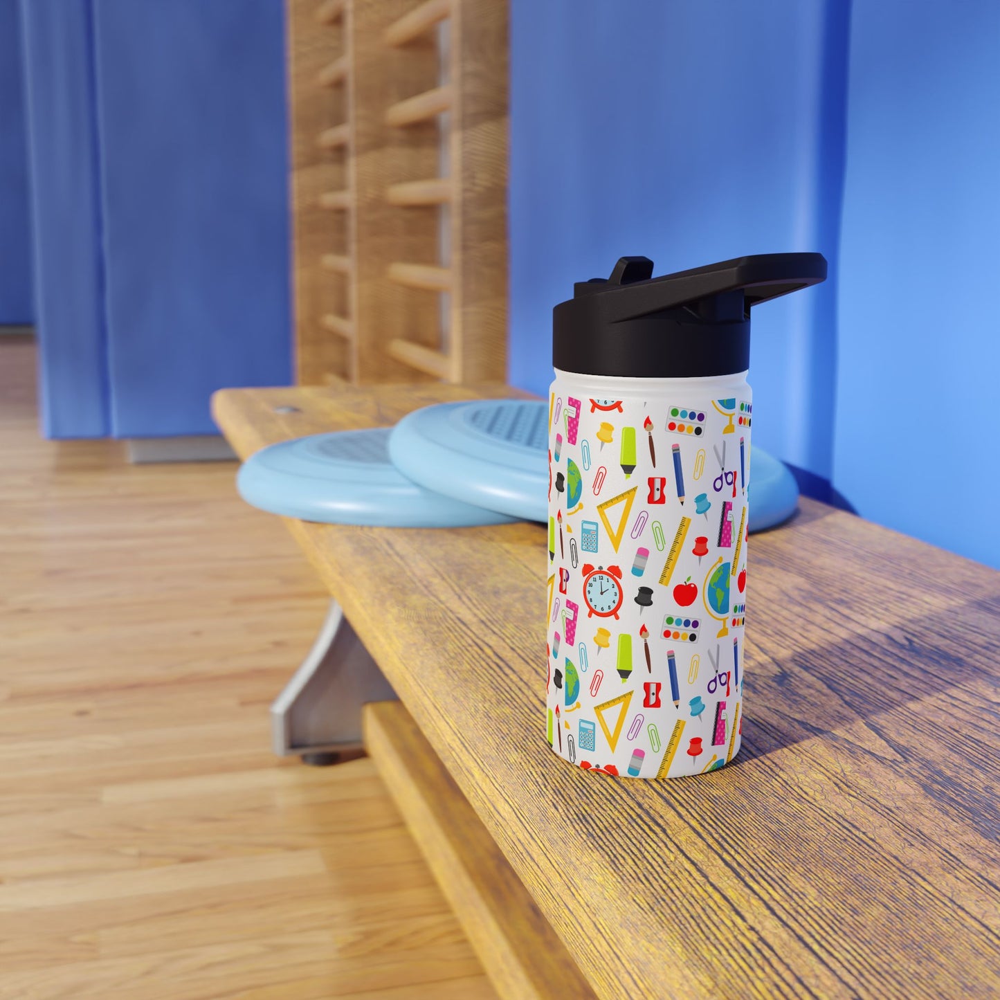 Back-to-School Stainless Steel Water Bottle – School Supplies Design | 12oz 18oz 32oz