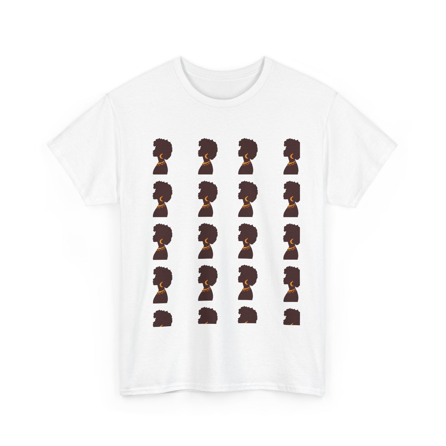 Empowered Silhouette Unisex Heavy Cotton T-Shirt | Celebrate Black Excellence