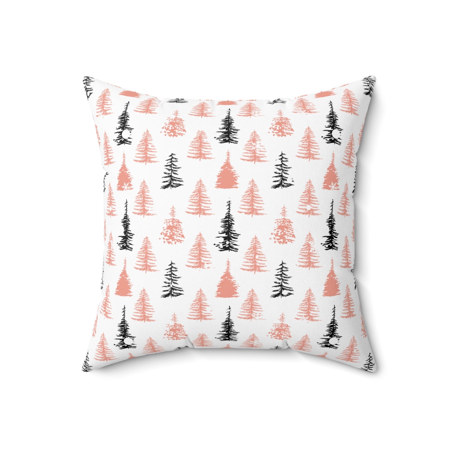 Minimalist Christmas Tree Throw Pillow - Modern Holiday Home Decor - Cozy Winter Accent Cushion