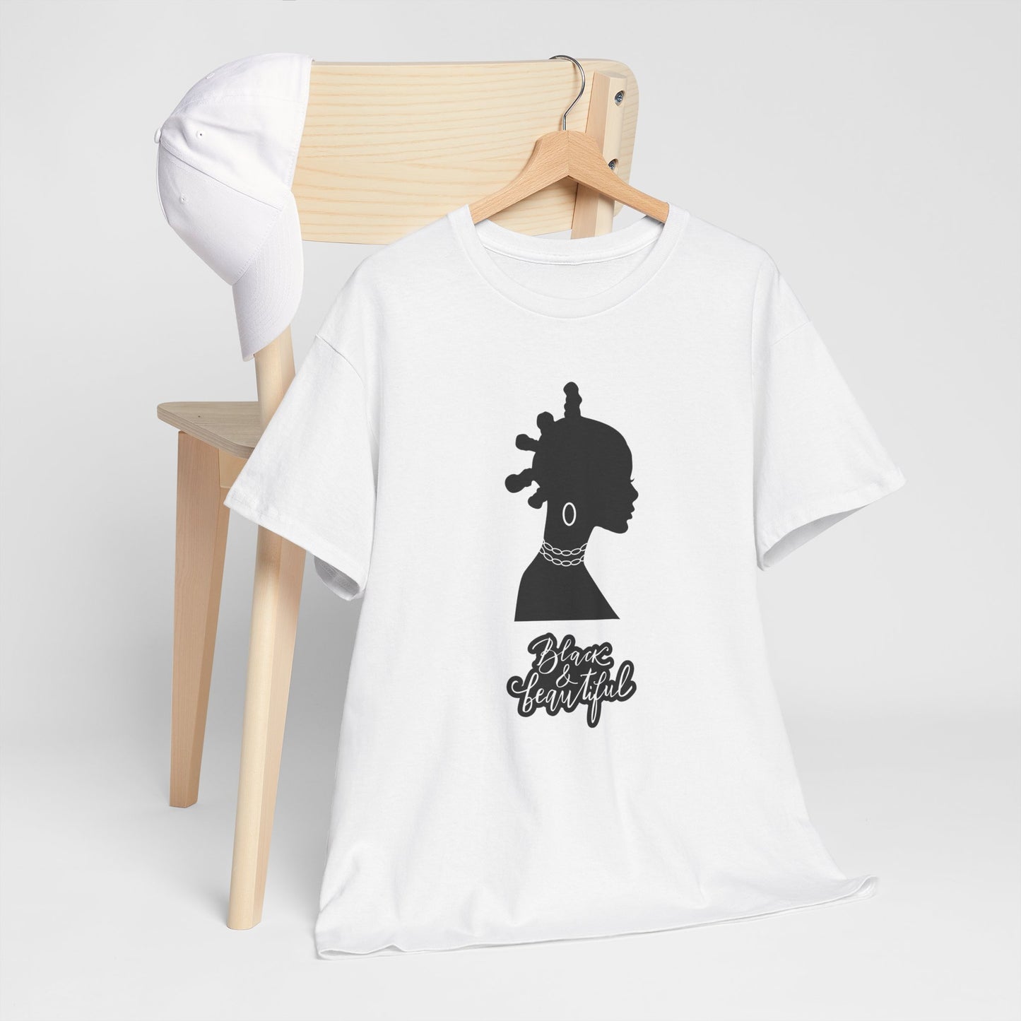 Black Beautiful Silhouette TShirt | Afrocentric Tee | Black History Month Shirt | Black-Owned Business Support | Melanin Magic Tee