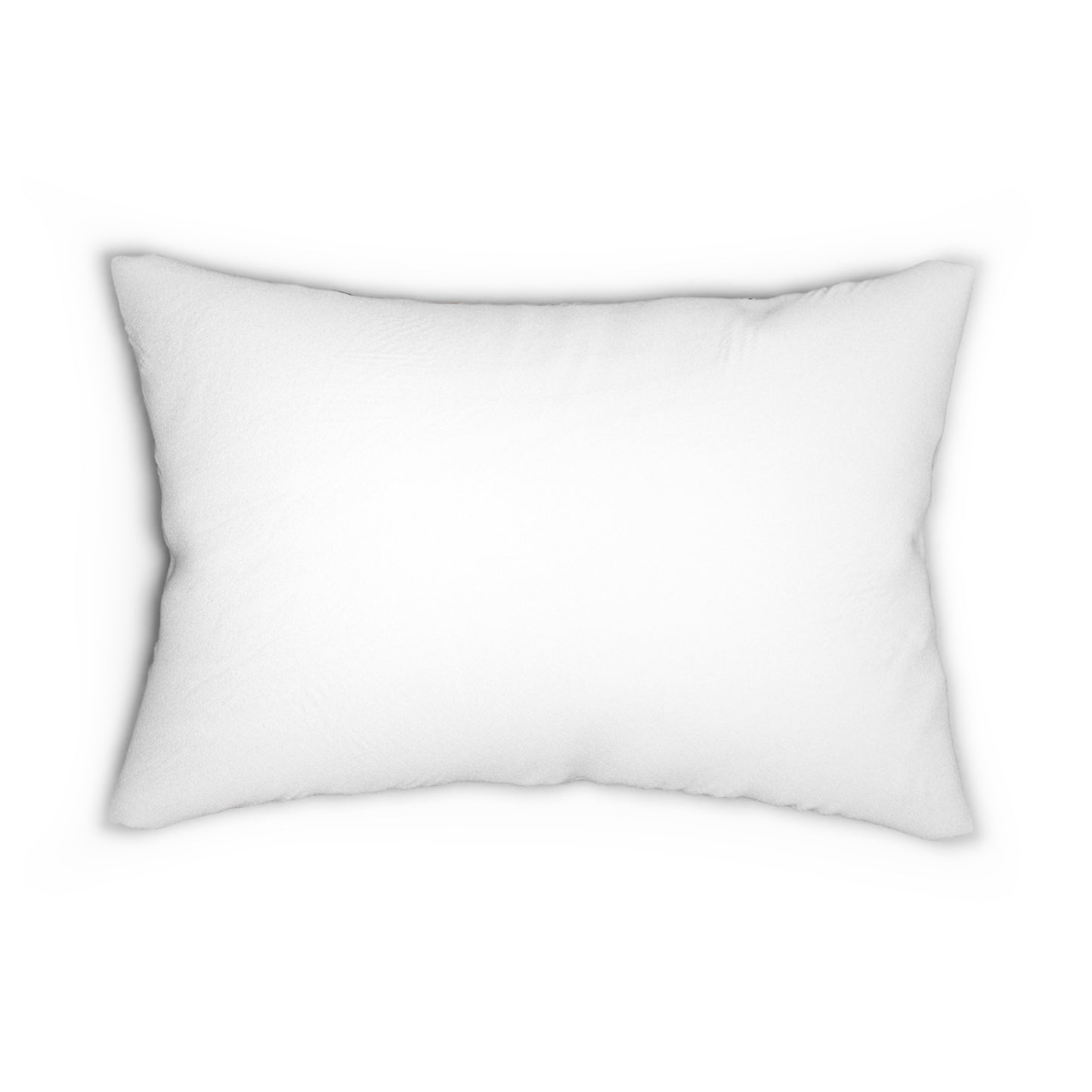 Minimalist Christmas Tree Lumbar Pillow - Modern Holiday Decor - Rectangular Winter Cushion