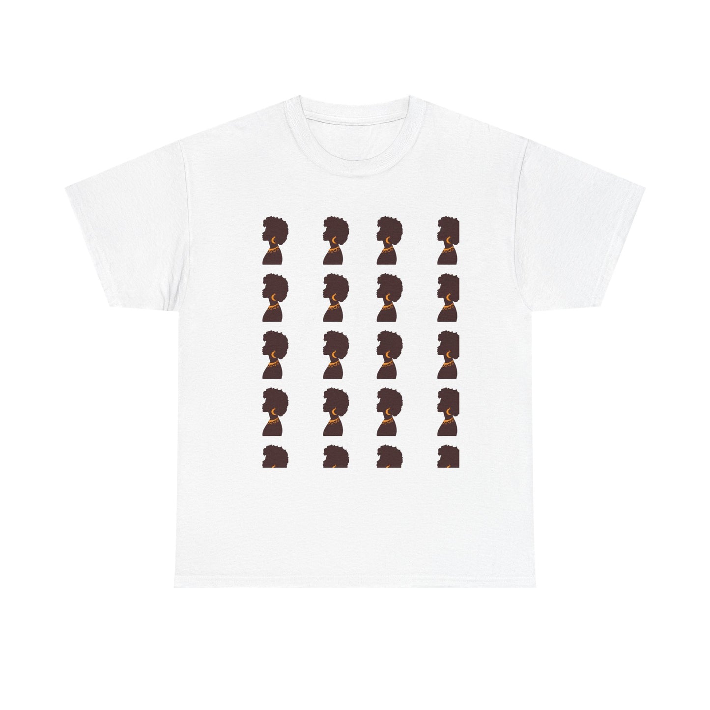 Empowered Silhouette Unisex Heavy Cotton T-Shirt | Celebrate Black Excellence