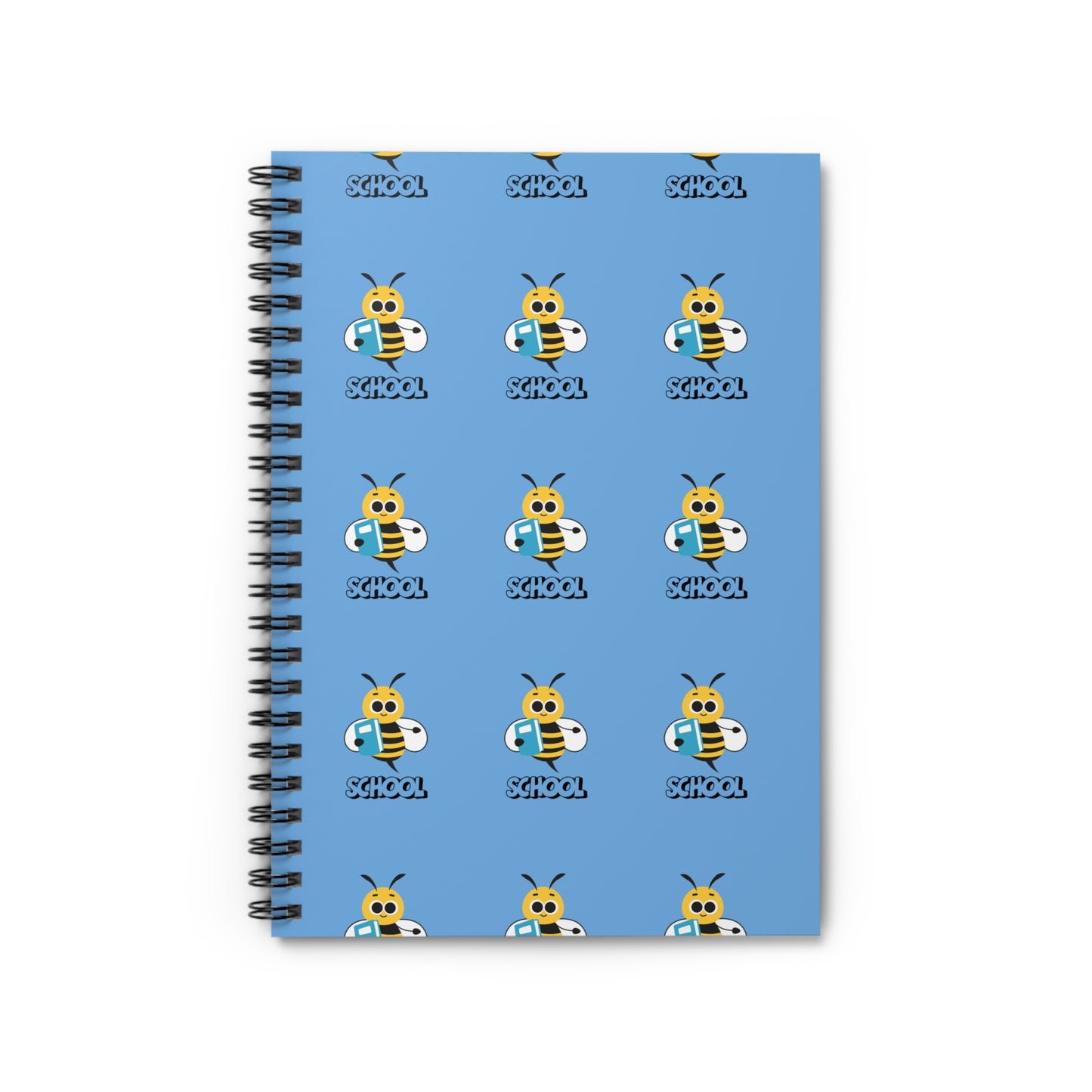 Bee Ready for School Spiral Notebook – 118 Pages | Fun Back-to-School Journal for Kids & Teachers