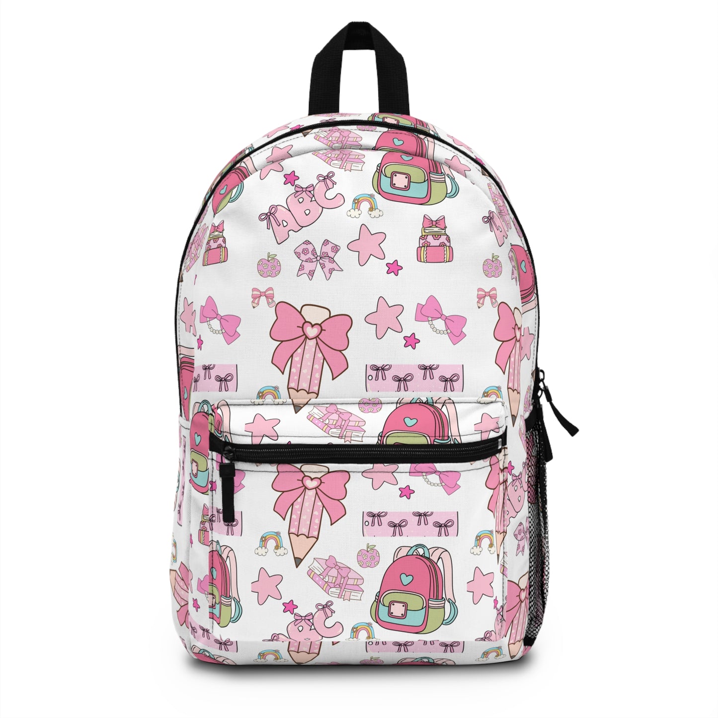 Pink Bow & Backpack Kids' School Bag – Cute Girly Aesthetic, Lightweight, Durabl