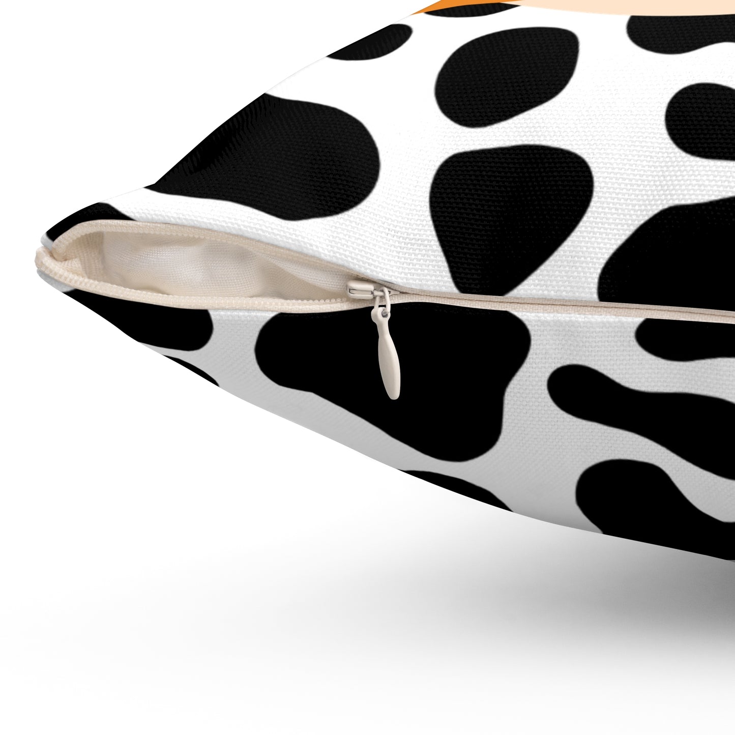 Hey Boo Decorative Pillow | Playful Halloween Cow Print | Perfect for Cozying Up Your Space!