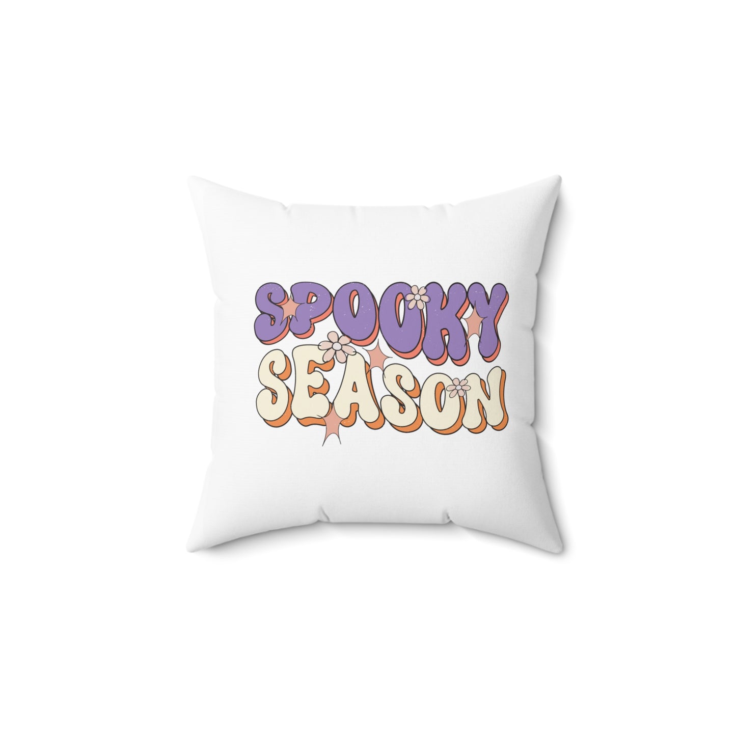 Vibrant Spooky Season Pillow | Unique Halloween Decor | Perfect Gift for Halloween Enthusiasts!