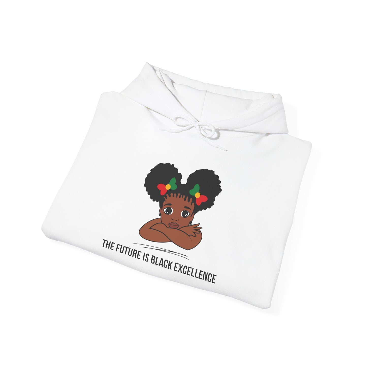 The Future Is Black Excellence Hoodie | Unisex Black History Hoodie | Empowerment Sweatshirt for Men & Women