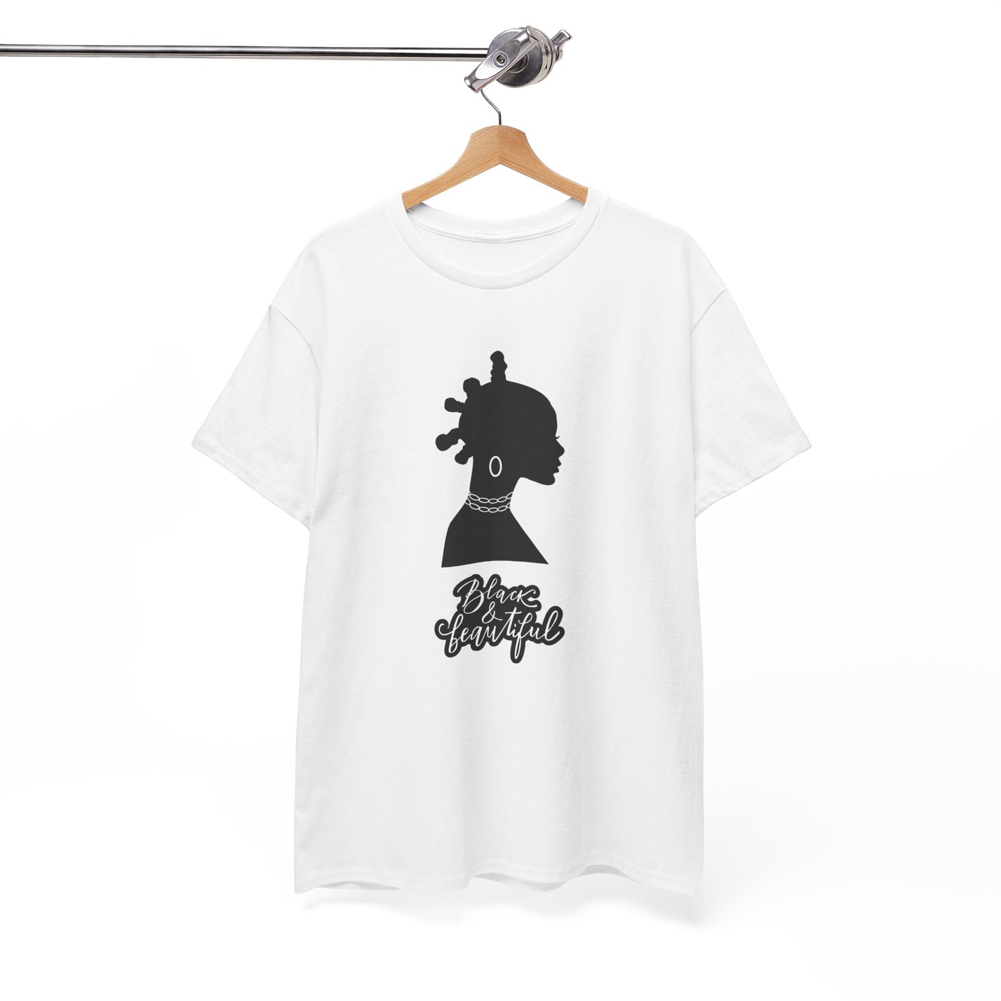 Black Beautiful Silhouette TShirt | Afrocentric Tee | Black History Month Shirt | Black-Owned Business Support | Melanin Magic Tee