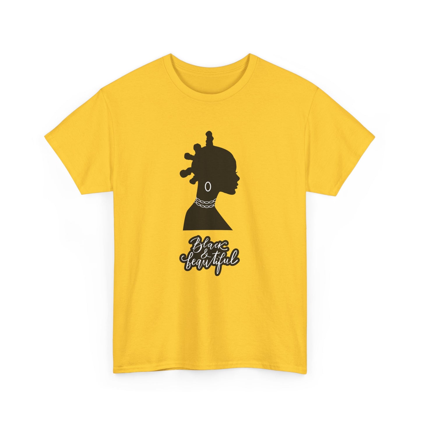 Black Beautiful Silhouette TShirt | Afrocentric Tee | Black History Month Shirt | Black-Owned Business Support | Melanin Magic Tee