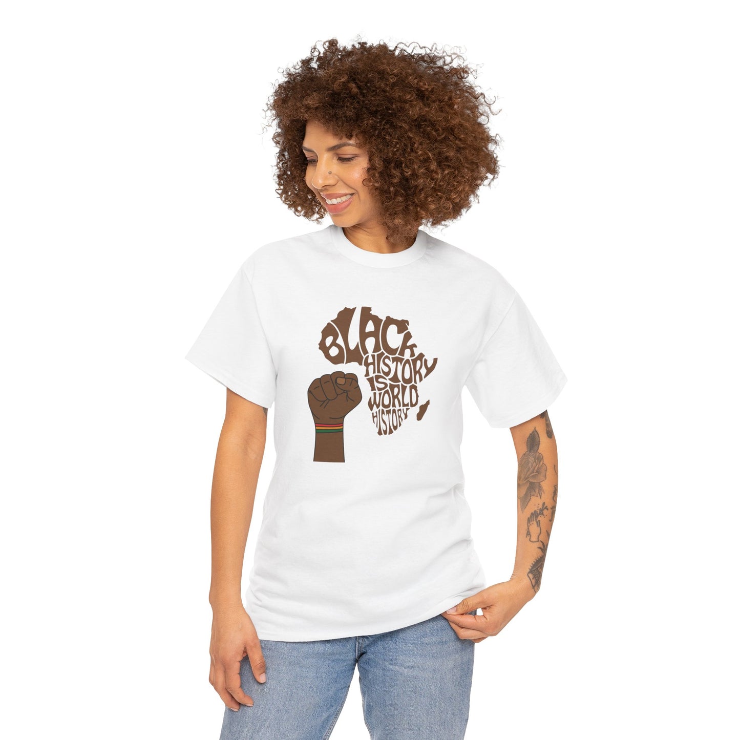 Black History is World History Shirt | Black Pride T-Shirt | Unisex African American Tee | RBG Fist Shirt | Juneteenth Shirt | Civil Rights