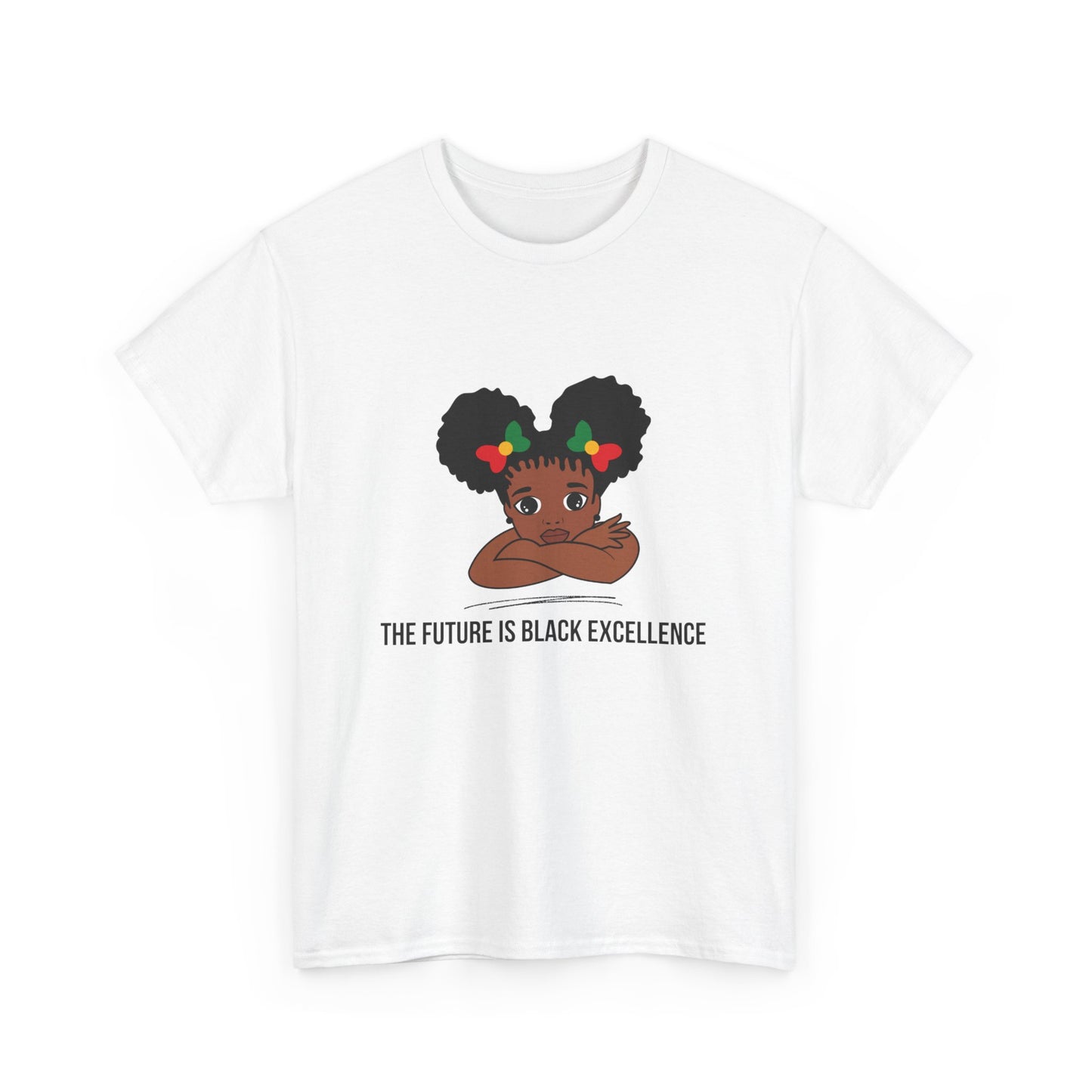 The Future Is Black Excellence T-Shirt Unisex Heavy Cotton Tee | Empowerment Apparel | Black History Month Shirt | Inspirational Black Pride