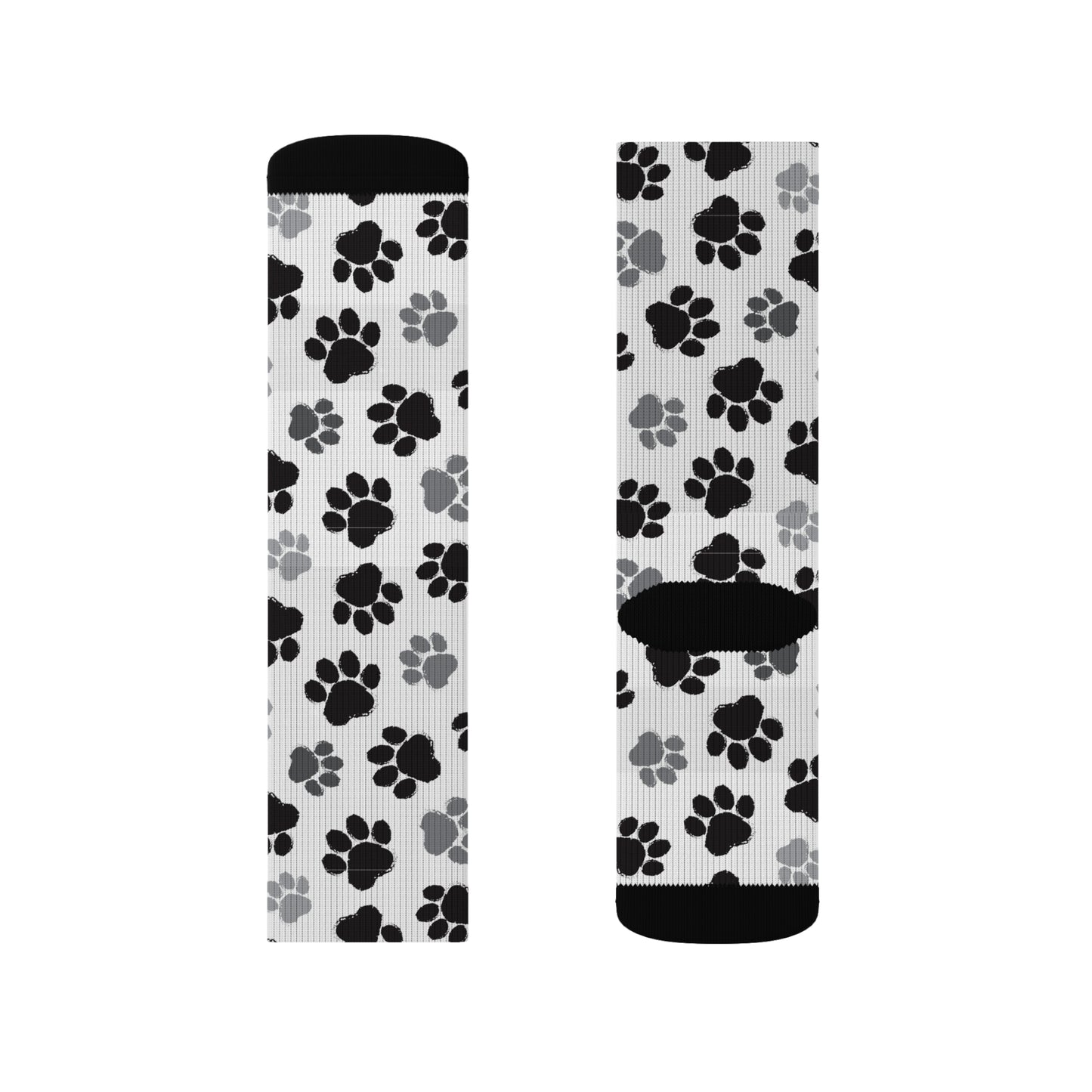 Dog Paw Print Socks – Comfy, Stylish & Fun for Pet Lovers (3 Sizes)