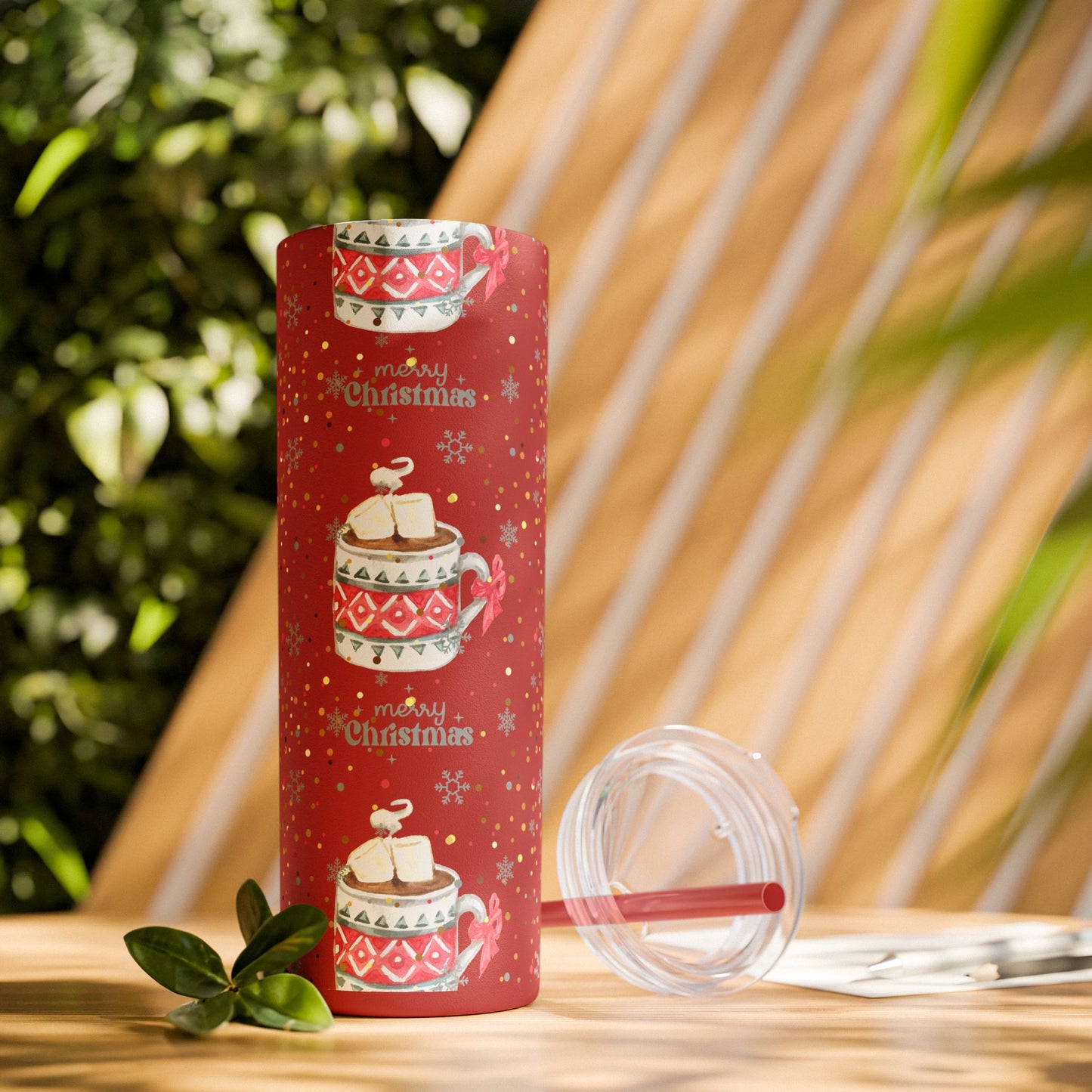 Christmas Skinny Tumblers 20oz | Insulated Holiday Drinkware