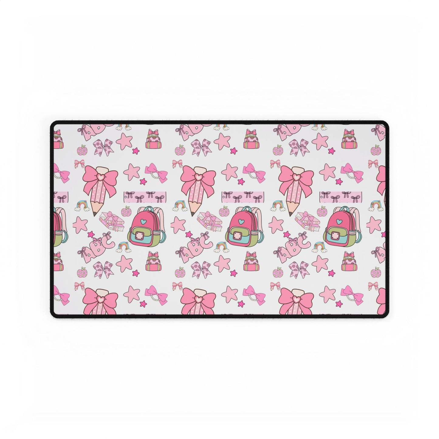 Kawaii Back-to-School Desk Mat – Anti-Slip, Pink Aesthetic Workspace Essential